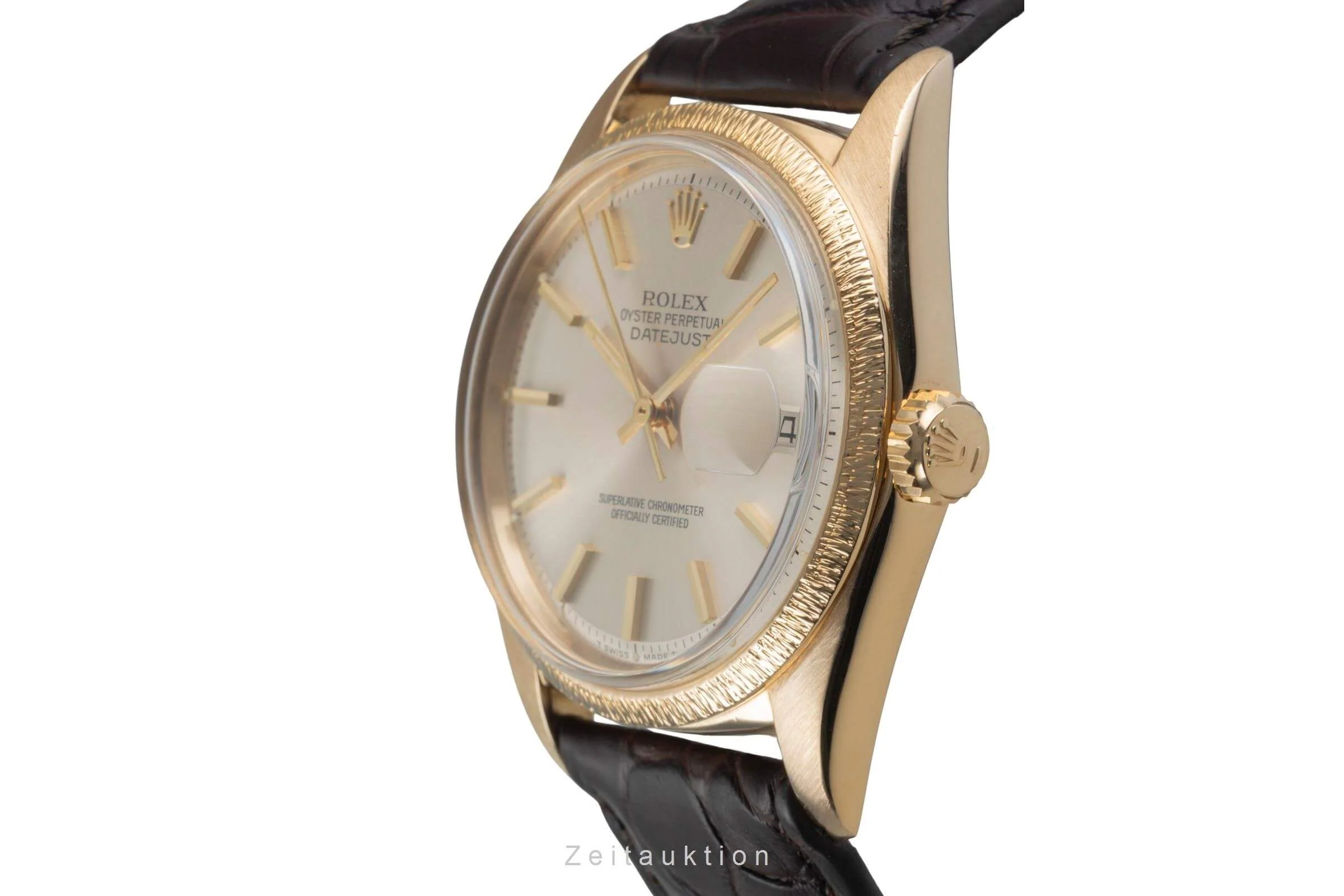 Rolex Datejust 18 ct gold automatic men's watch 1601  [2500729] - Image 7