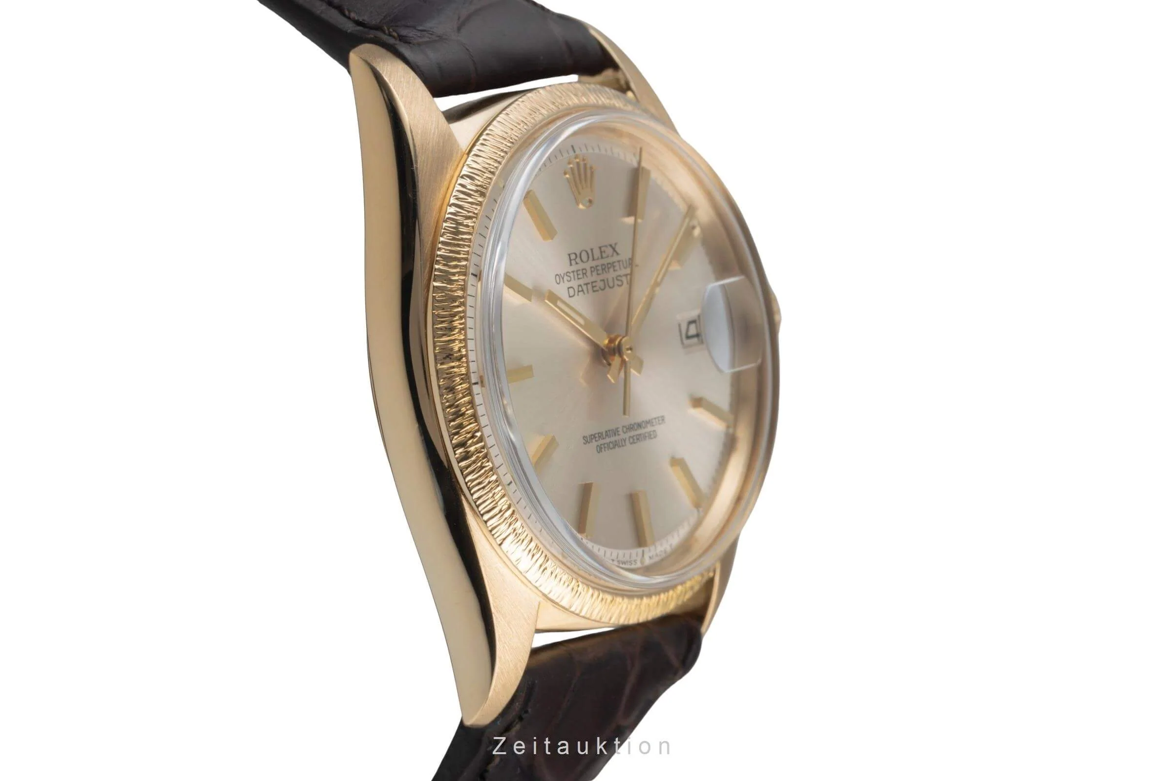 Rolex Datejust 18 ct gold automatic men's watch 1601  [2500729] - Image 8
