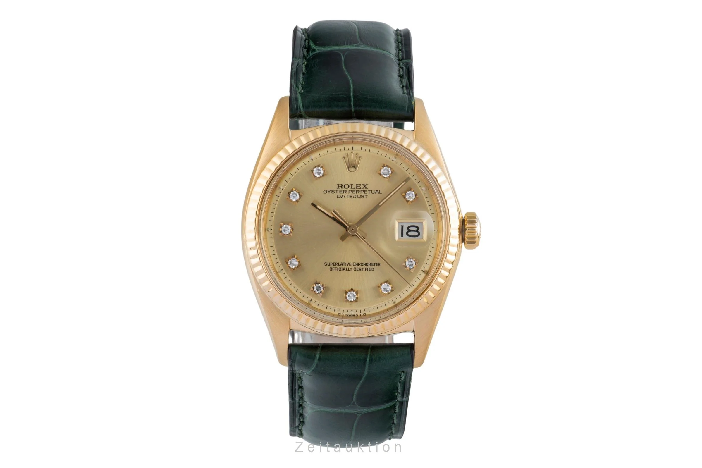 Rolex Datejust 18 ct gold automatic men's watch 1601 Vintage  [2506631] - Image 5