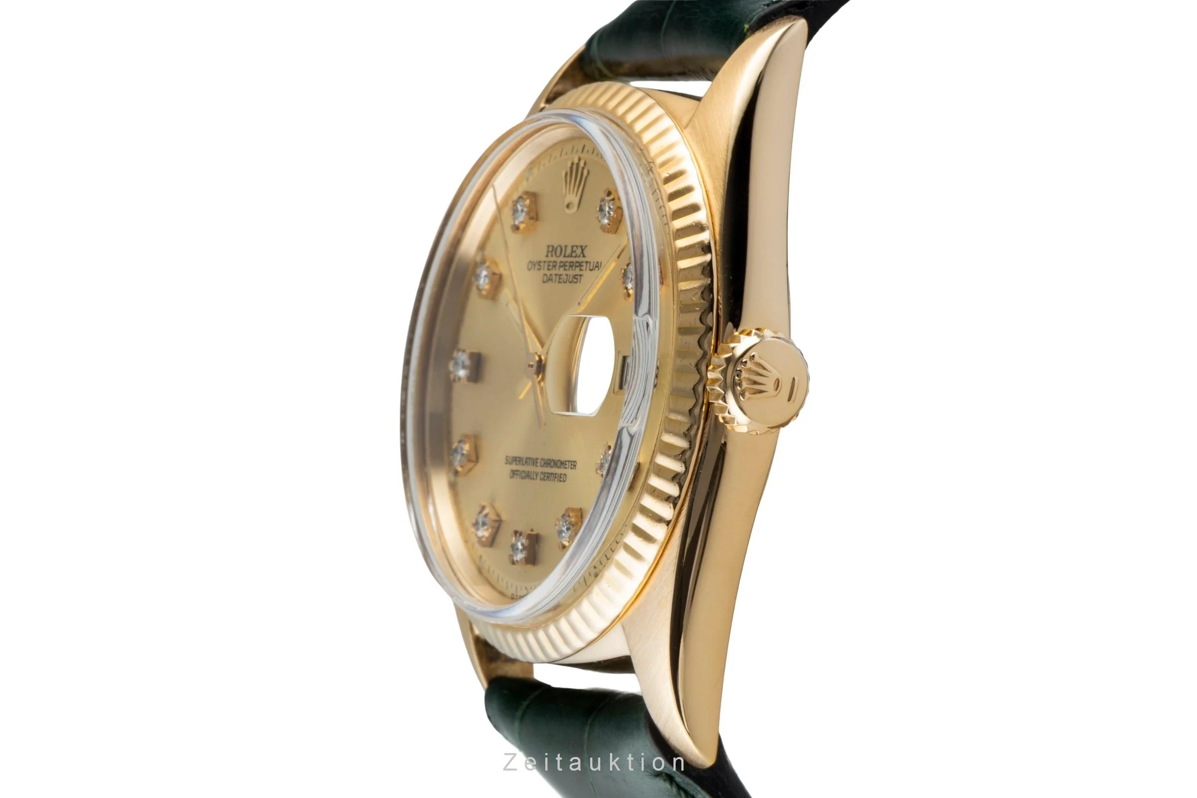 Rolex Datejust 18 ct gold automatic men's watch 1601 Vintage  [2506631] - Image 7