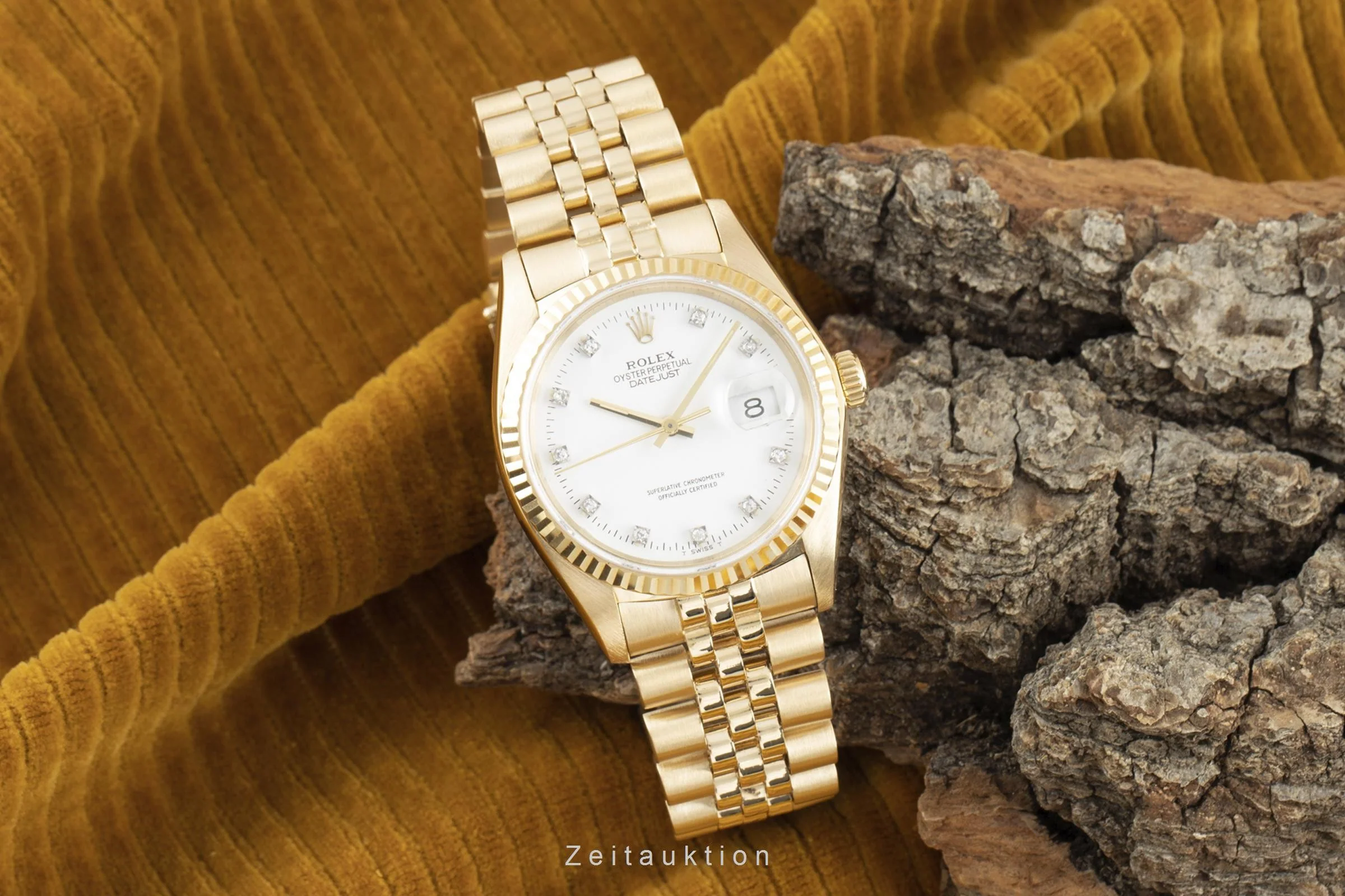 Rolex Datejust 18 ct gold automatic men's watch 16018  [2108007] - Image 3
