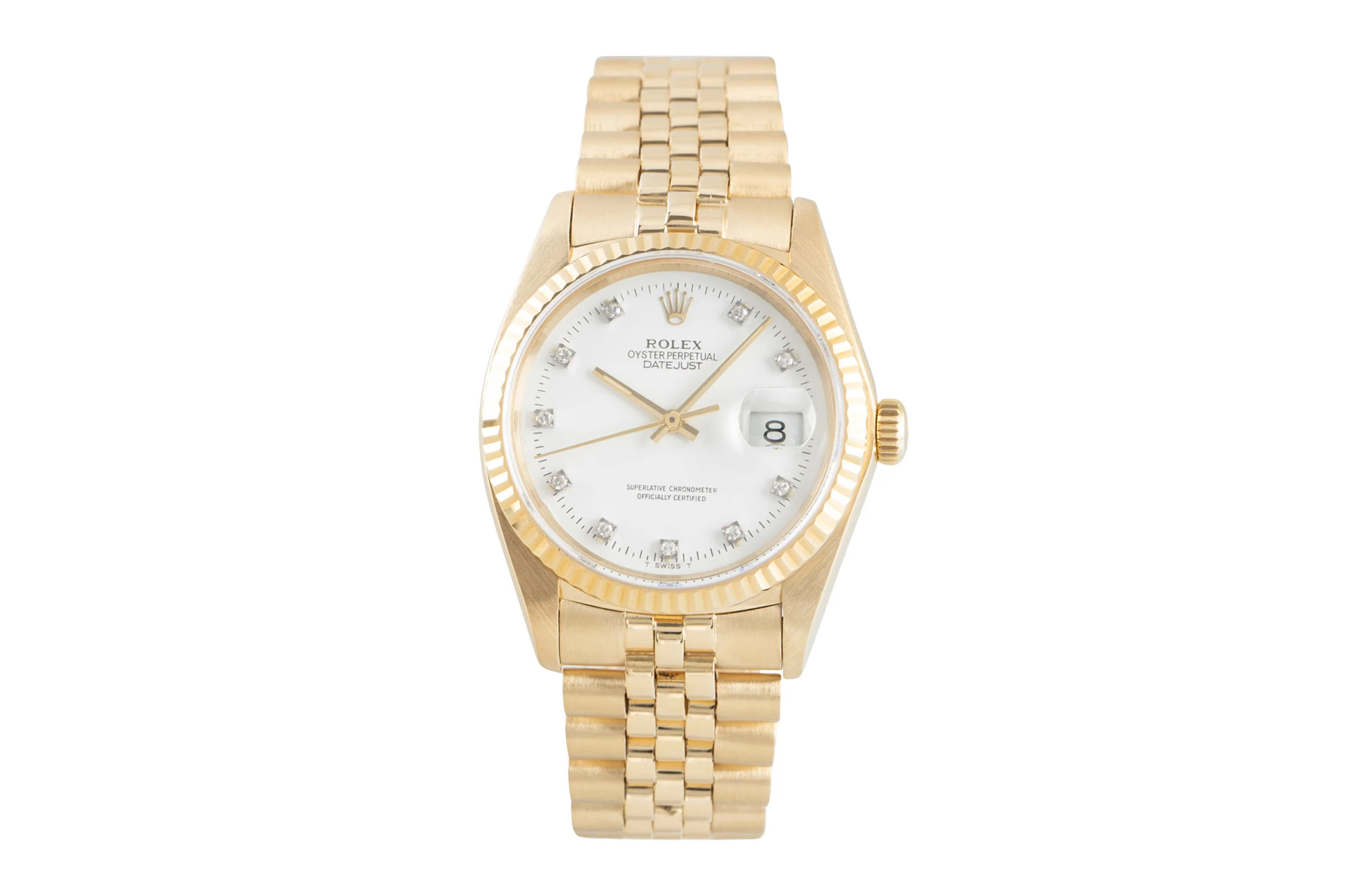 Rolex Datejust 18 ct gold automatic men's watch 16018  [2108007] - Image 4