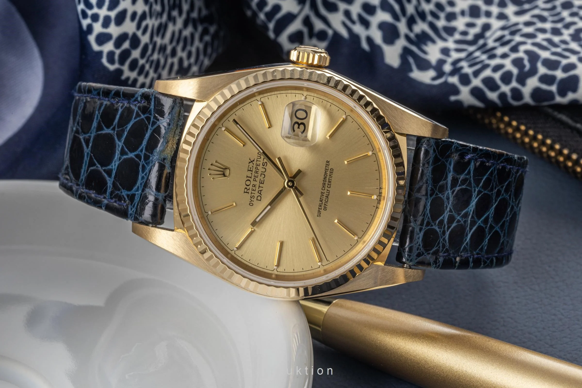 Rolex Datejust 18 ct gold automatic men's watch 16018  [2400044] - Image 2