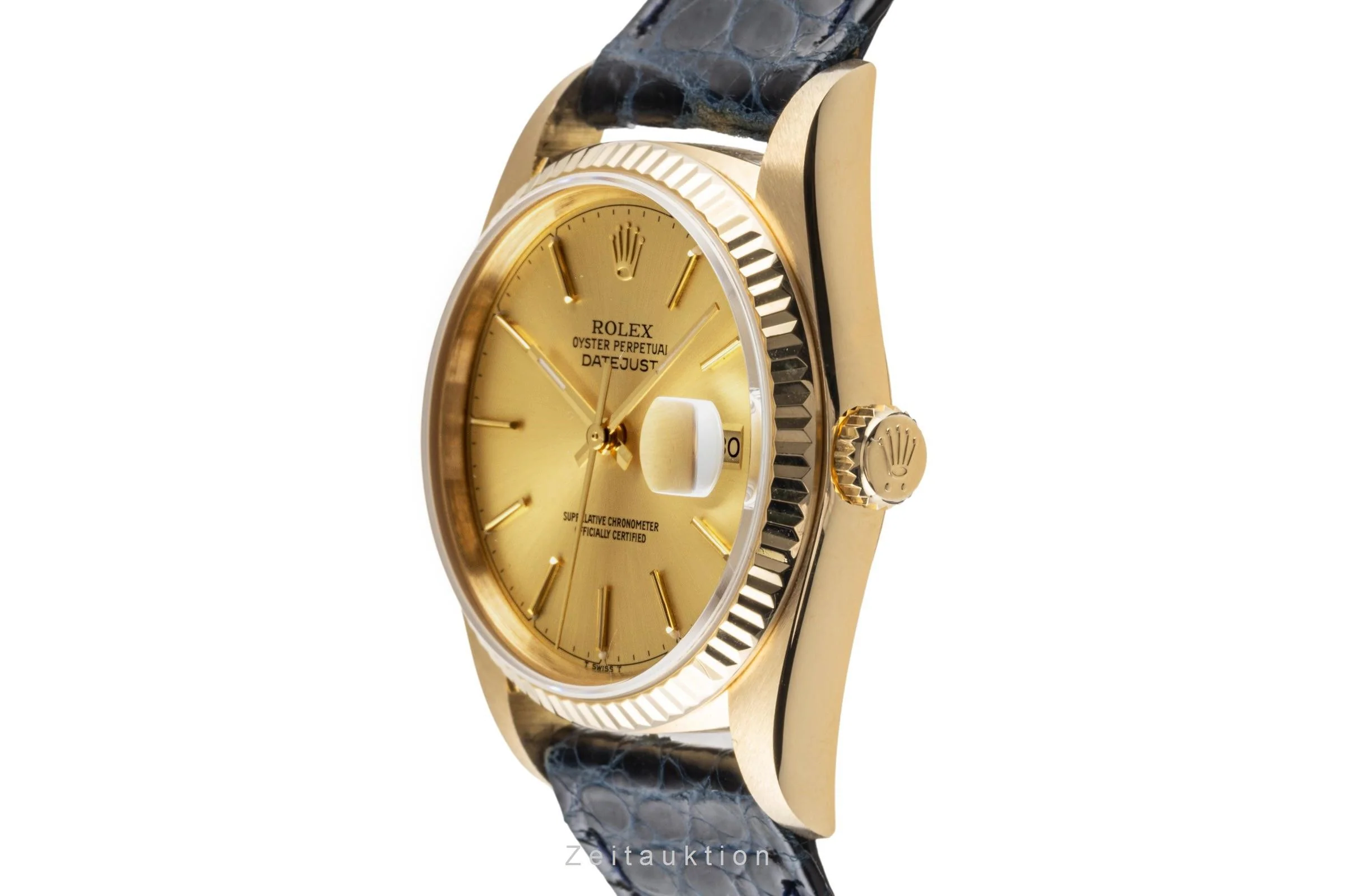 Rolex Datejust 18 ct gold automatic men's watch 16018  [2400044] - Image 6