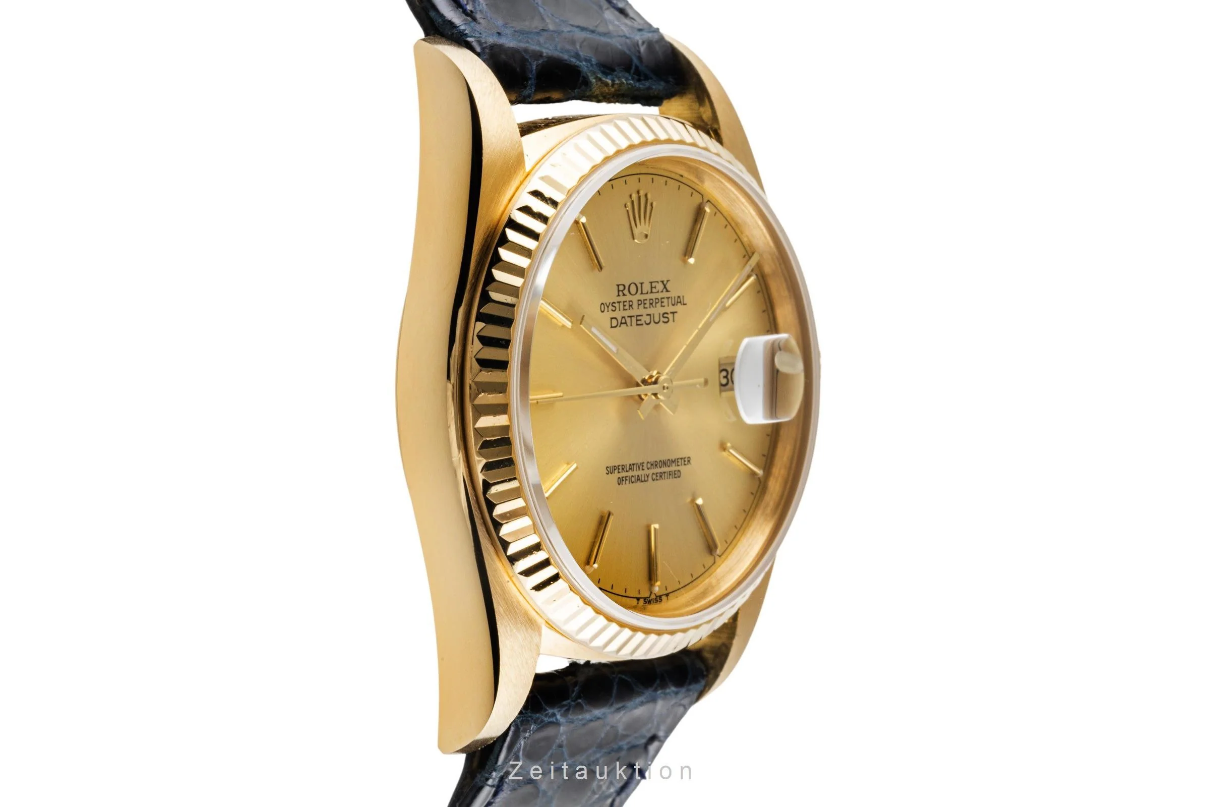 Rolex Datejust 18 ct gold automatic men's watch 16018  [2400044] - Image 7