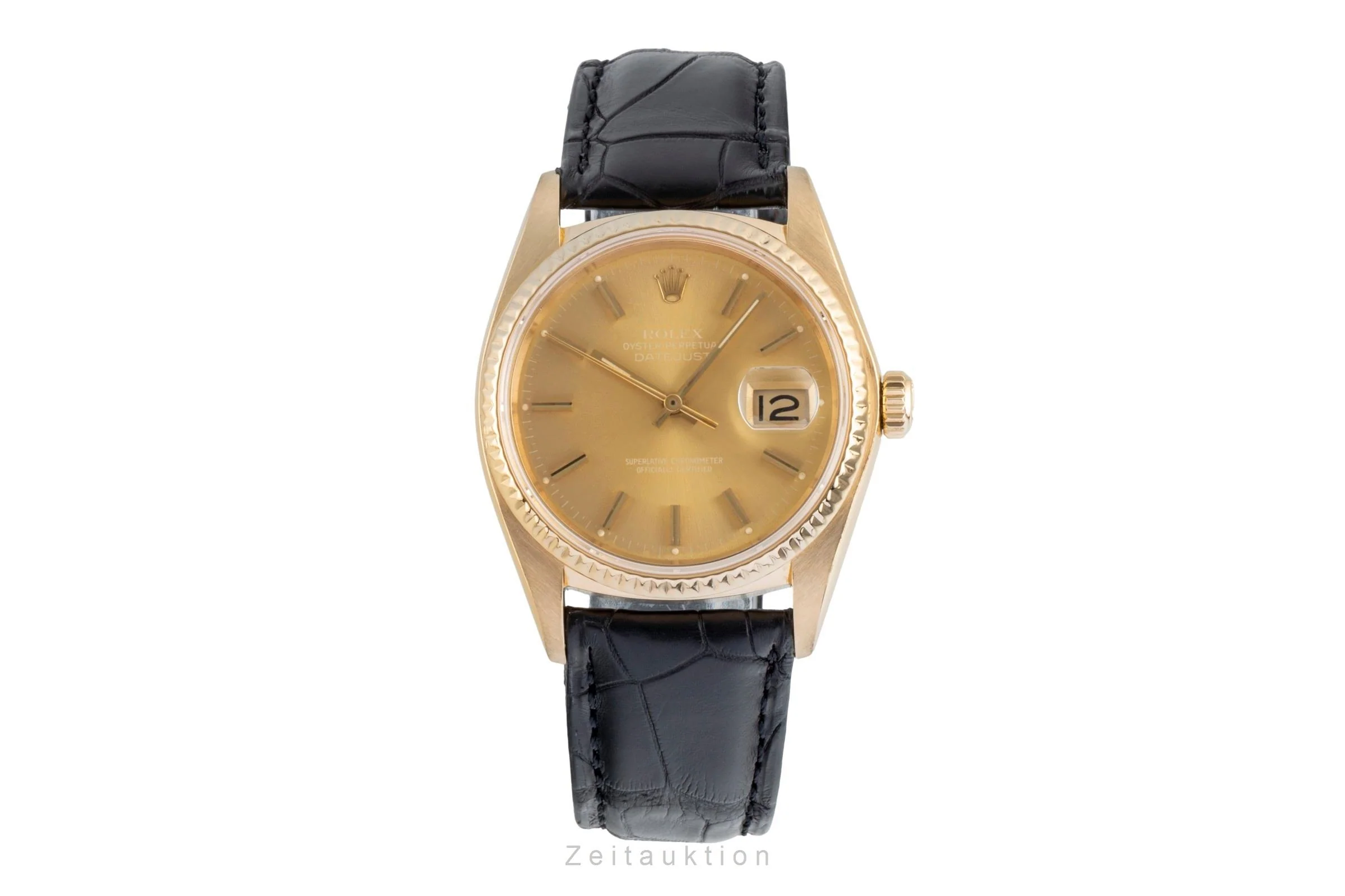 Rolex Datejust 18 ct gold automatic men's watch 16018  [2506964] - Image 5
