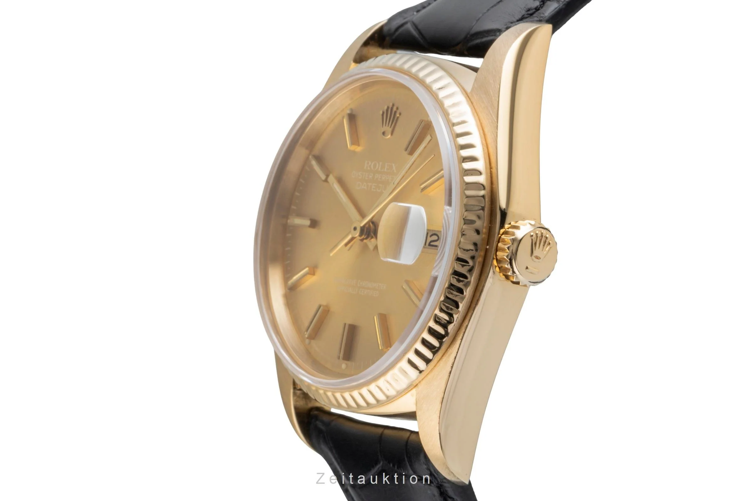 Rolex Datejust 18 ct gold automatic men's watch 16018  [2506964] - Image 7