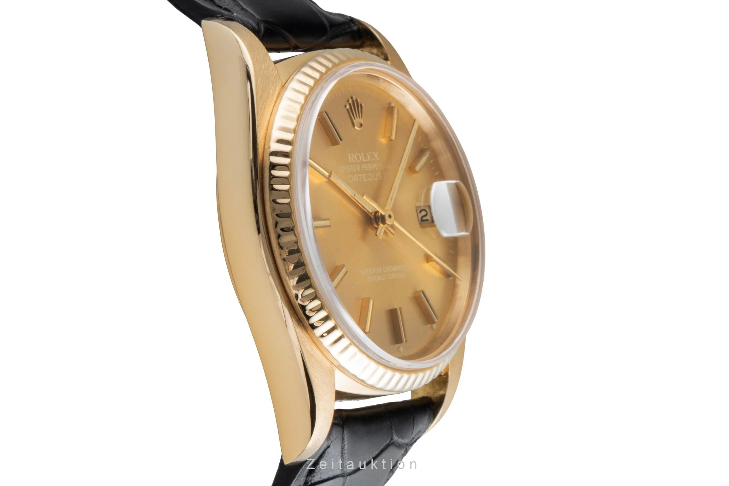 Rolex Datejust 18 ct gold automatic men's watch 16018  [2506964] - Image 8