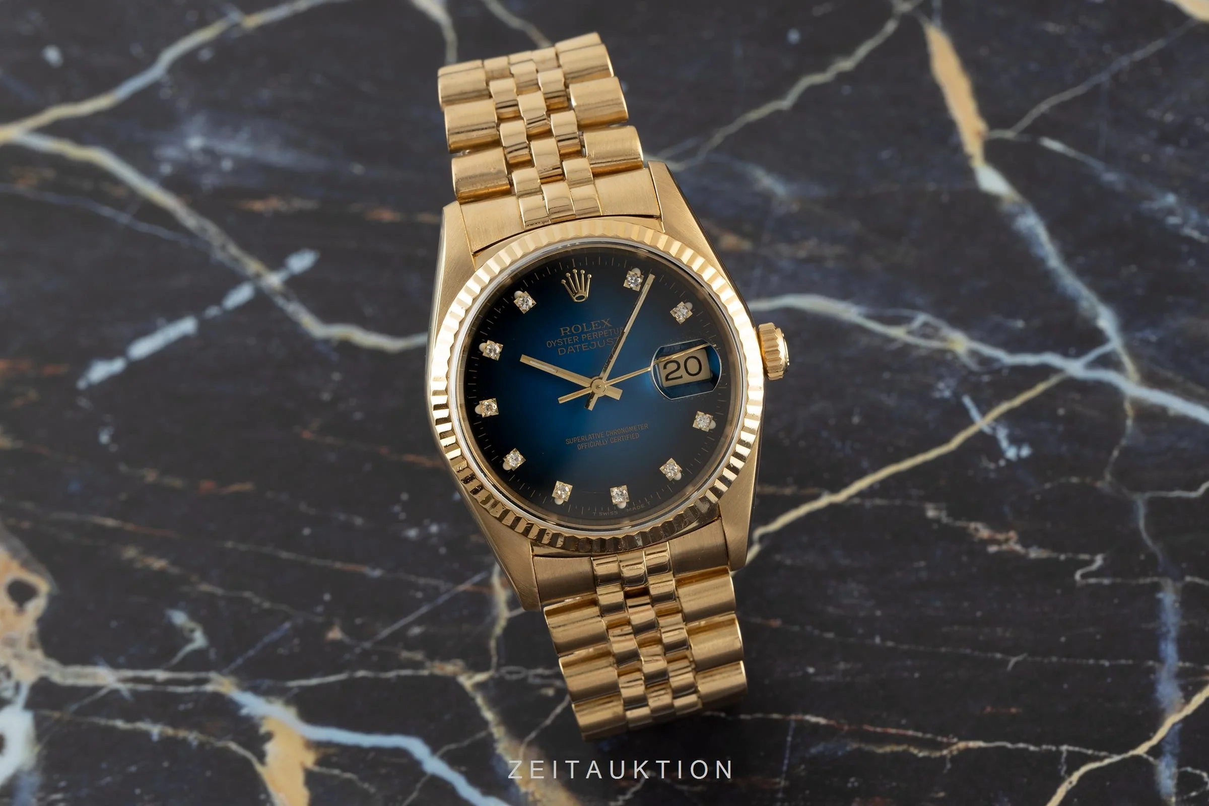 Rolex Datejust 18 ct gold automatic men's watch 16238  [2106204] - Image 3