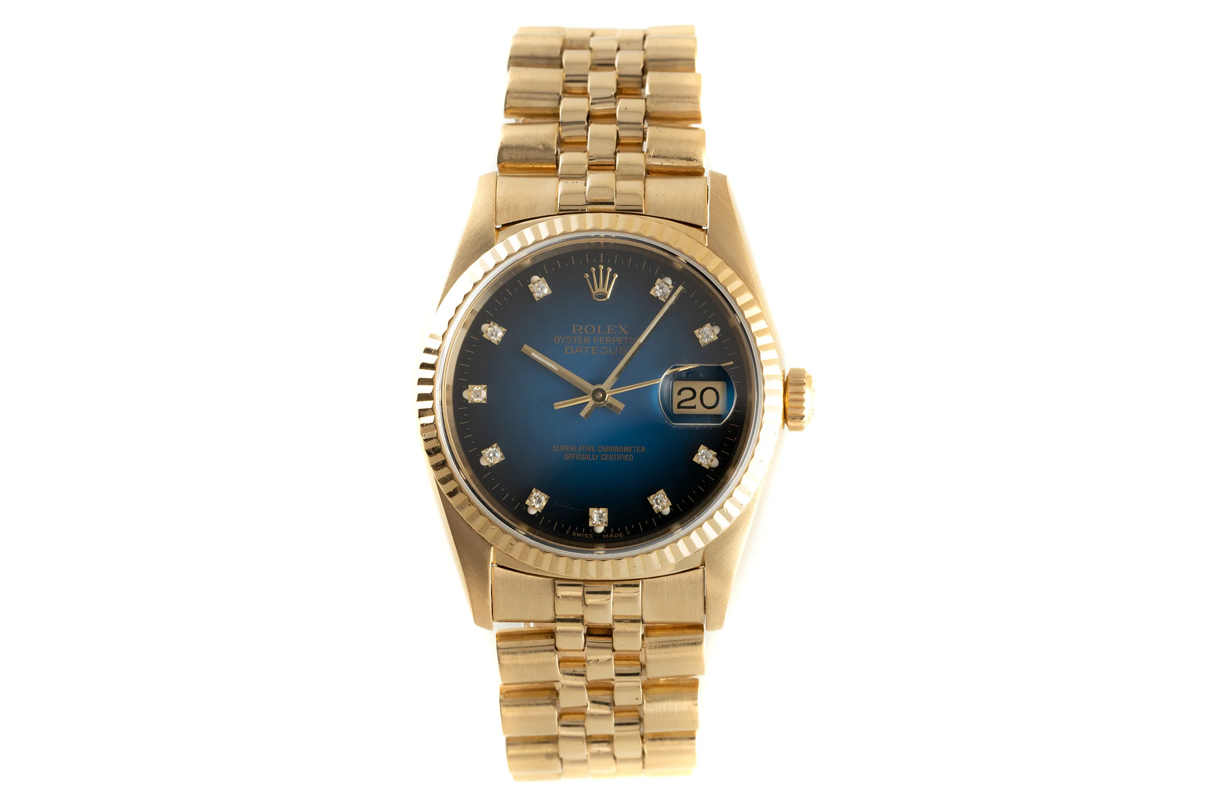 Rolex Datejust 18 ct gold automatic men's watch 16238  [2106204] - Image 4
