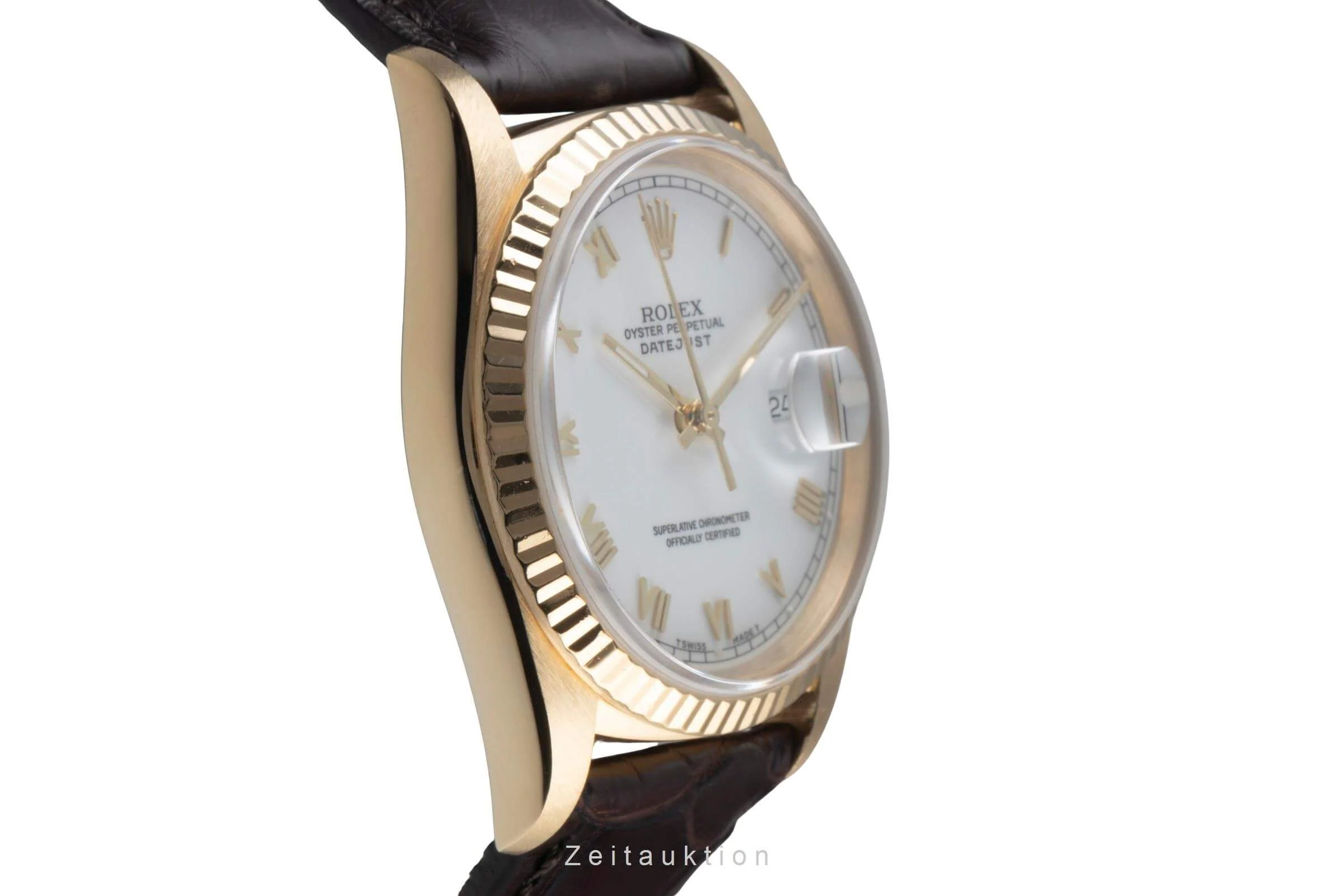 Rolex Datejust 18 ct gold automatic men's watch 16238  [2500399] - Image 8