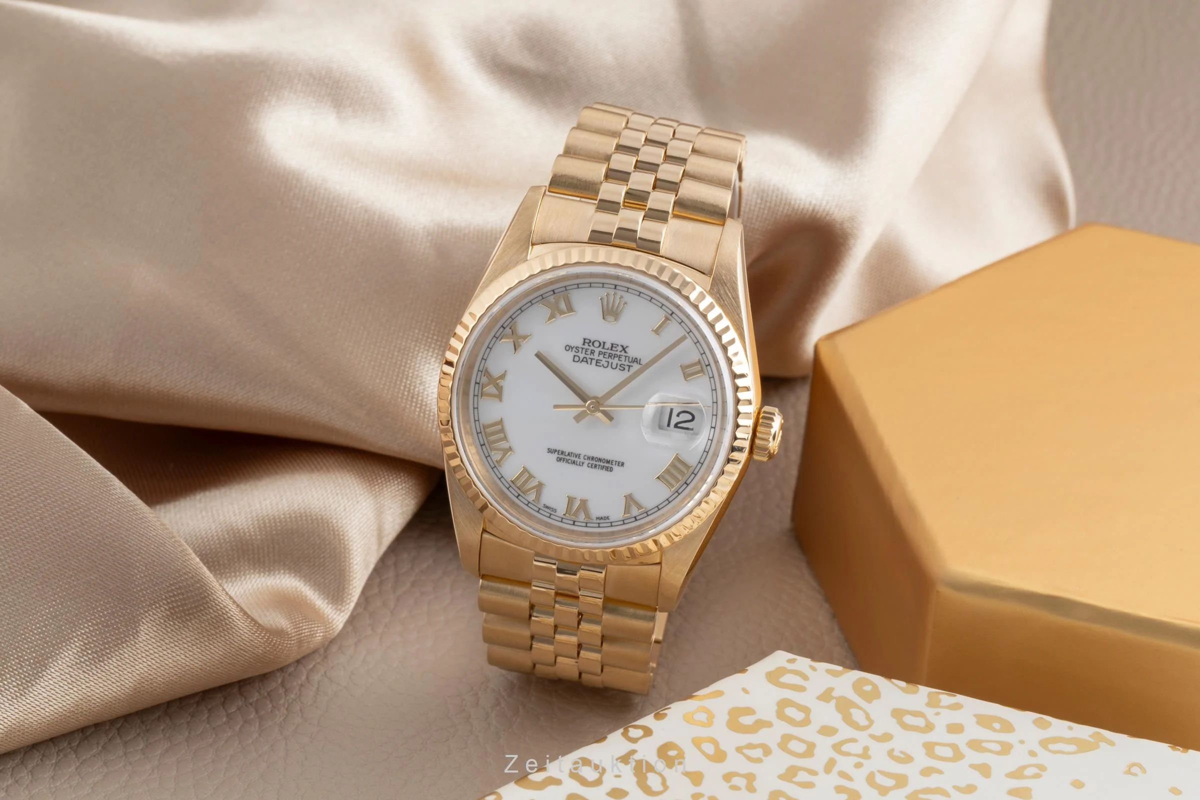 Rolex Datejust 18 ct gold automatic men's watch 16238  [2503132] - Image 4