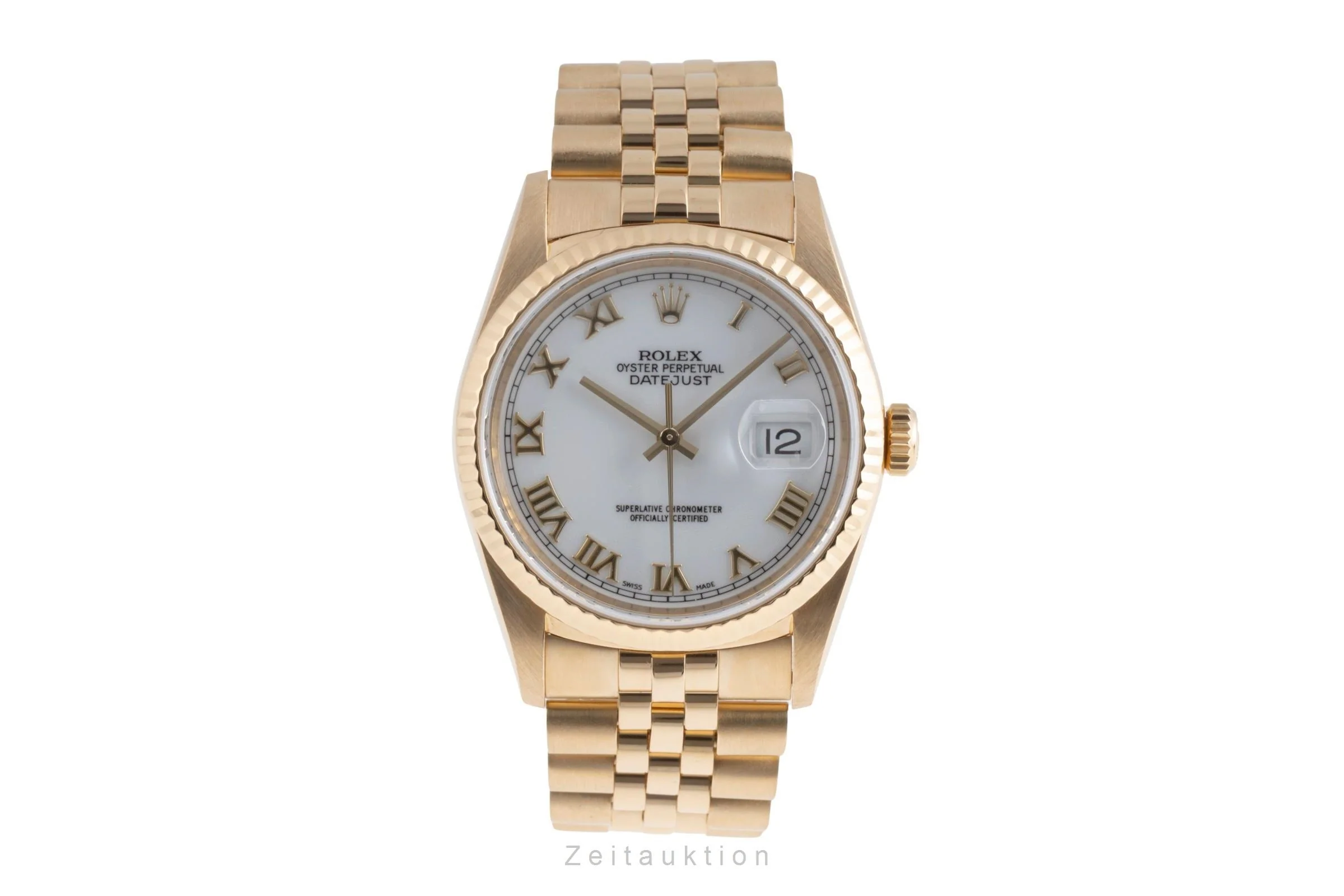 Rolex Datejust 18 ct gold automatic men's watch 16238  [2503132] - Image 5