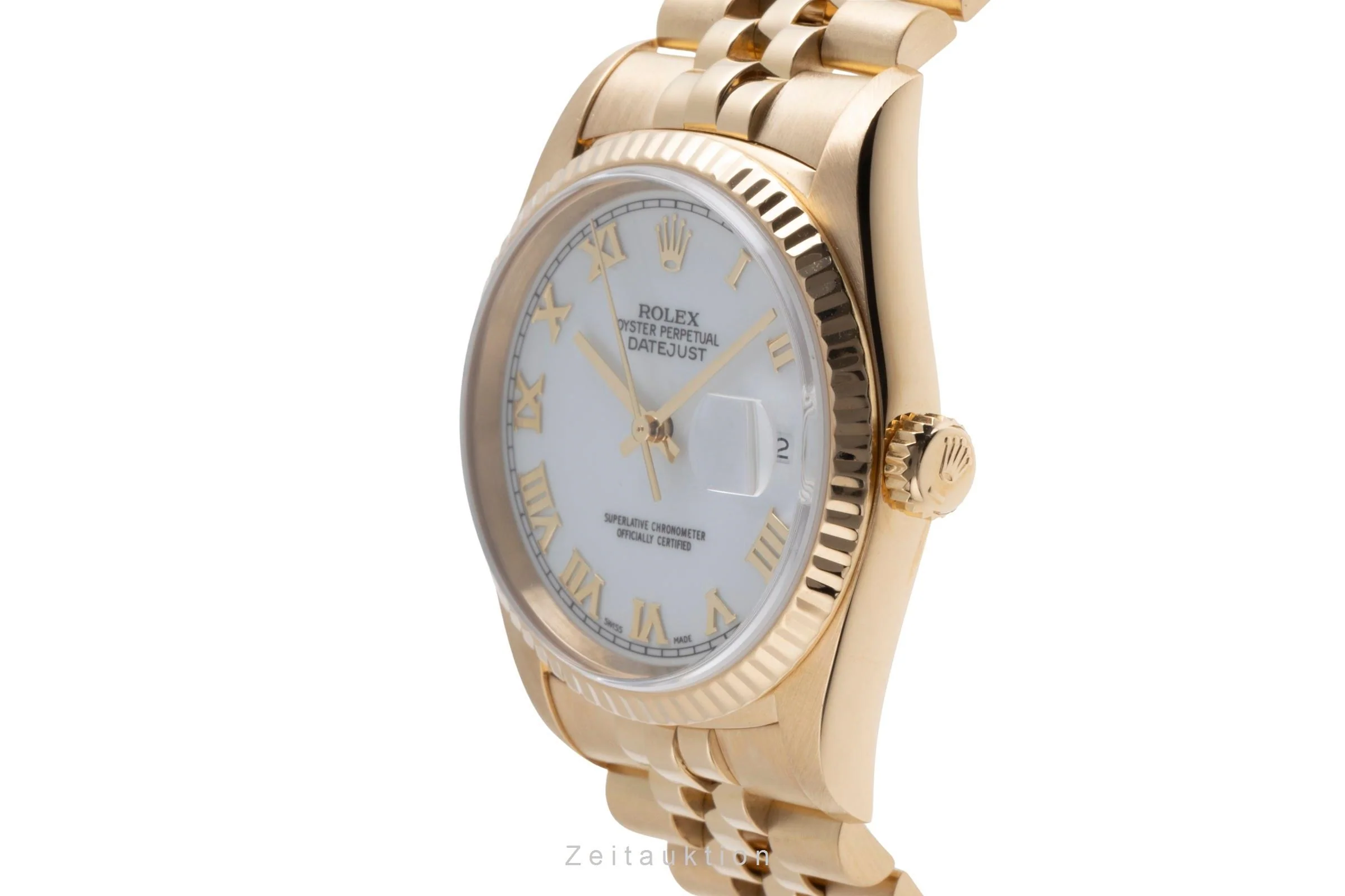 Rolex Datejust 18 ct gold automatic men's watch 16238  [2503132] - Image 7