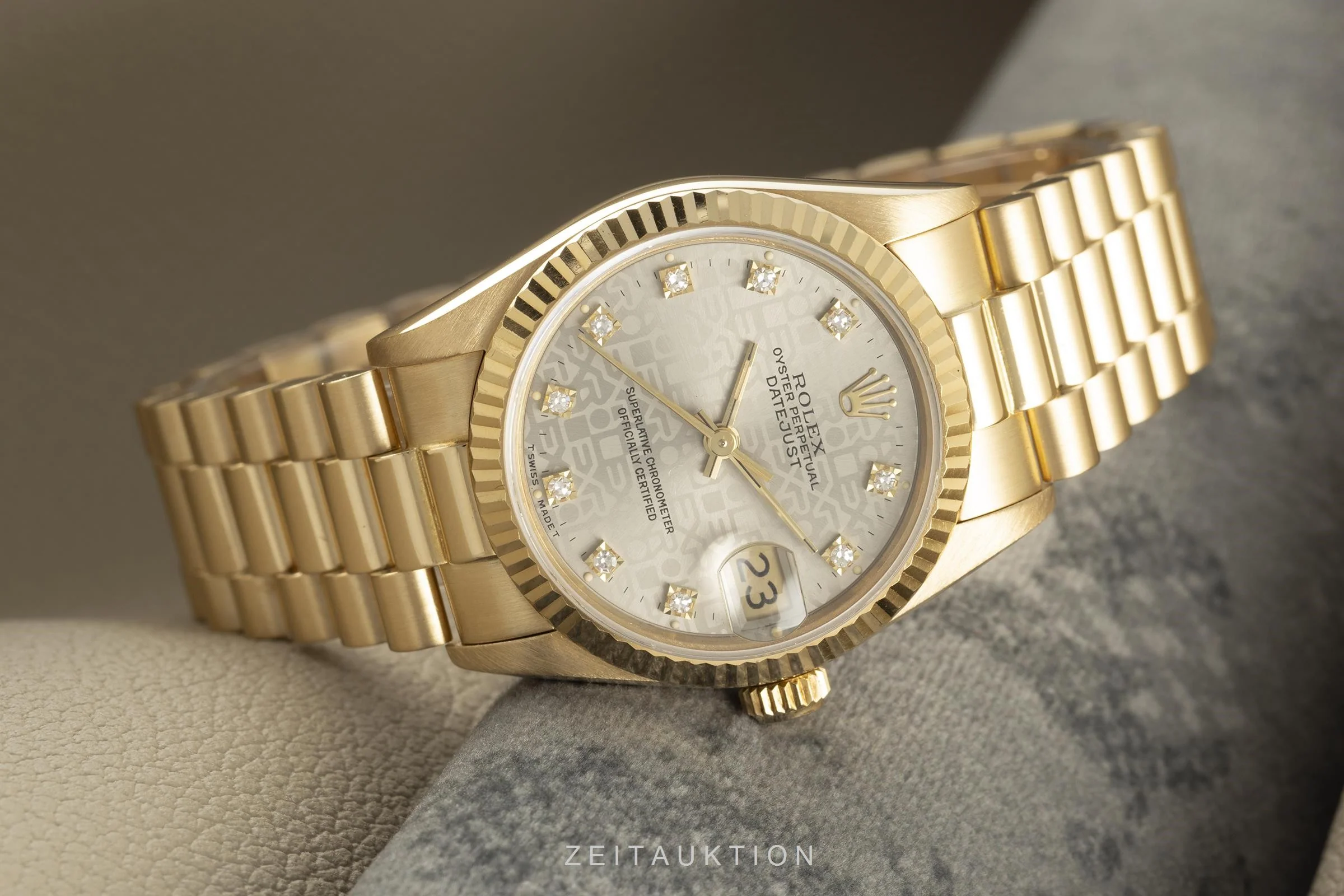 Rolex Datejust 18 ct gold automatic men's watch 68278  [2106578] - Image 2
