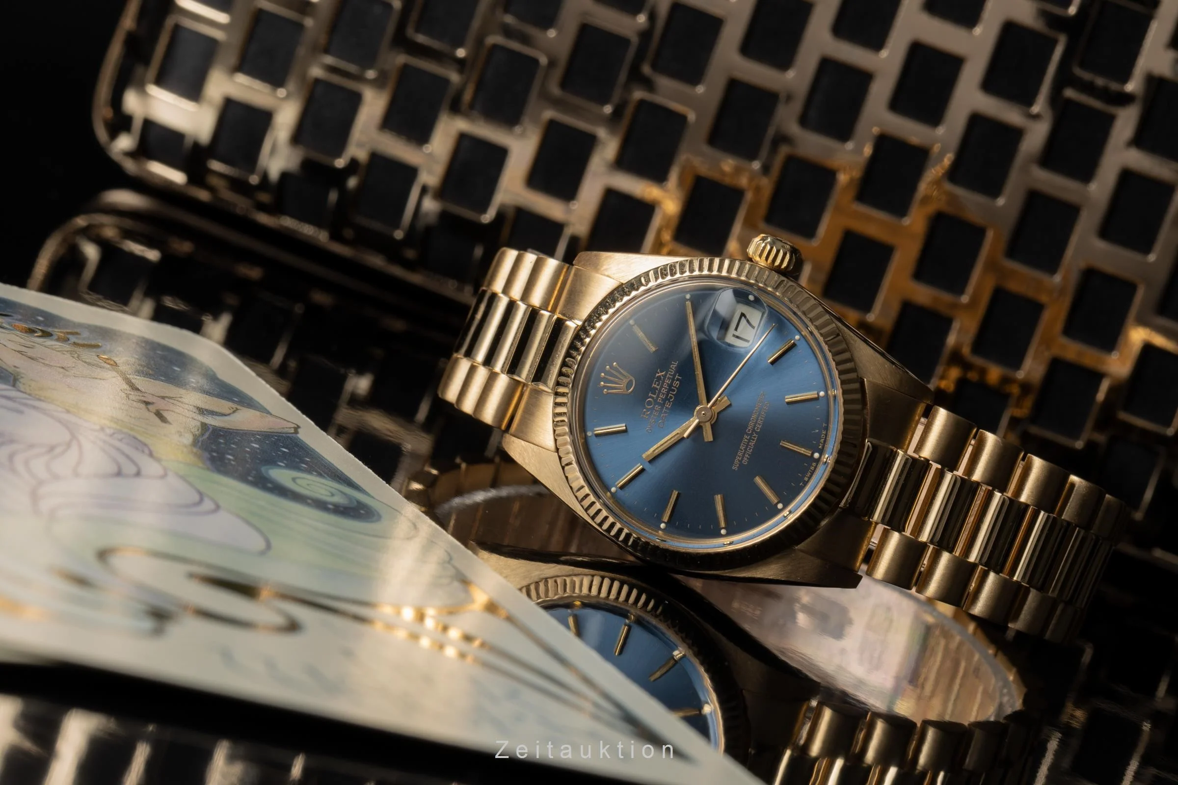 Rolex Datejust 18 ct gold automatic women's watch 6827  [2301635] - Image 2