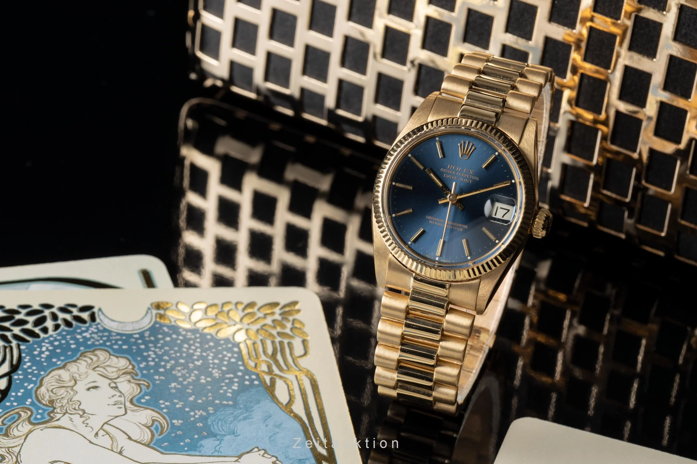 Rolex Datejust 18 ct gold automatic women's watch 6827  [2301635] - Image 3