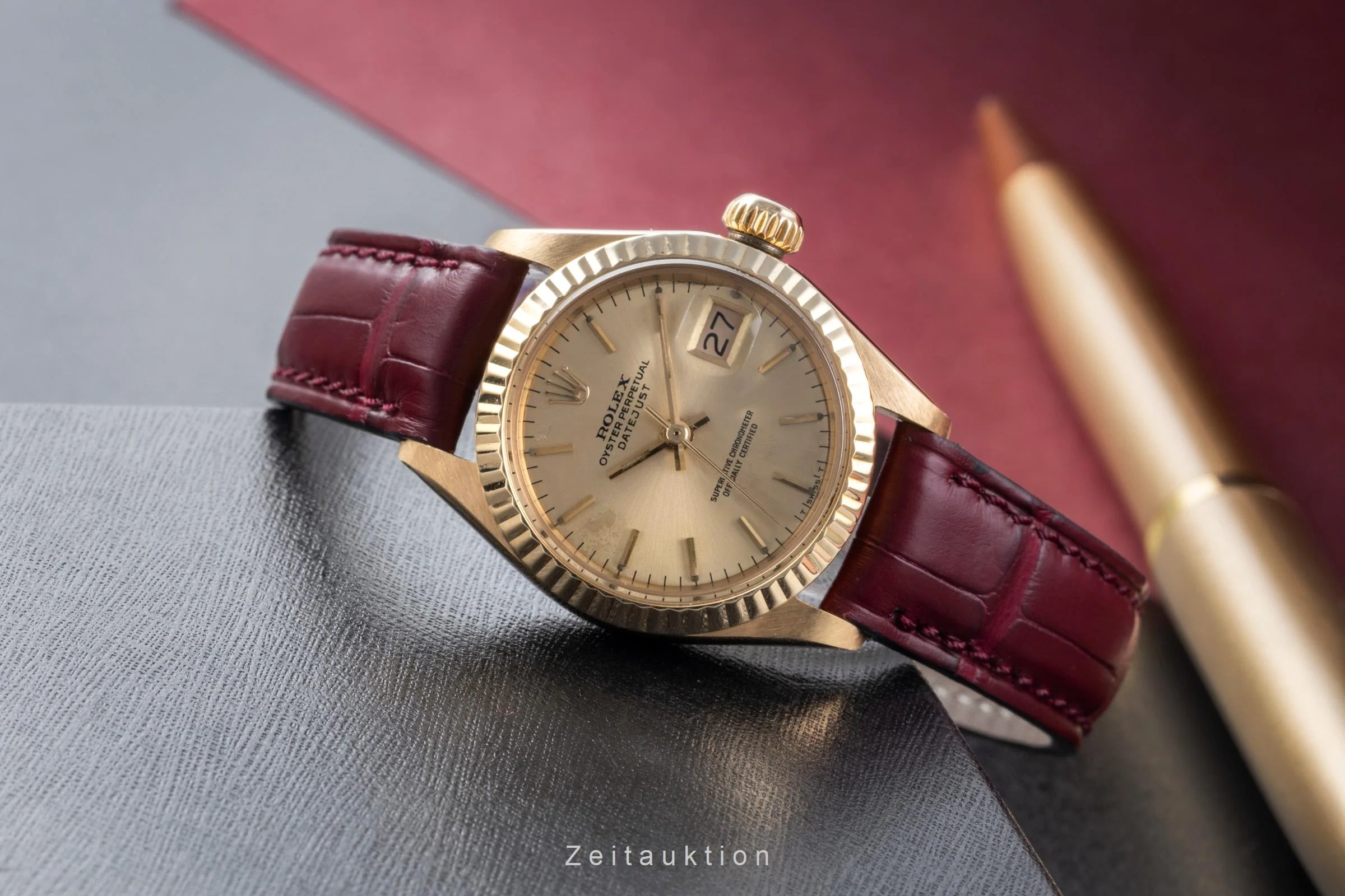Rolex Datejust 18 ct gold automatic women's watch 6917 Vintage  [2506971] - Image 3