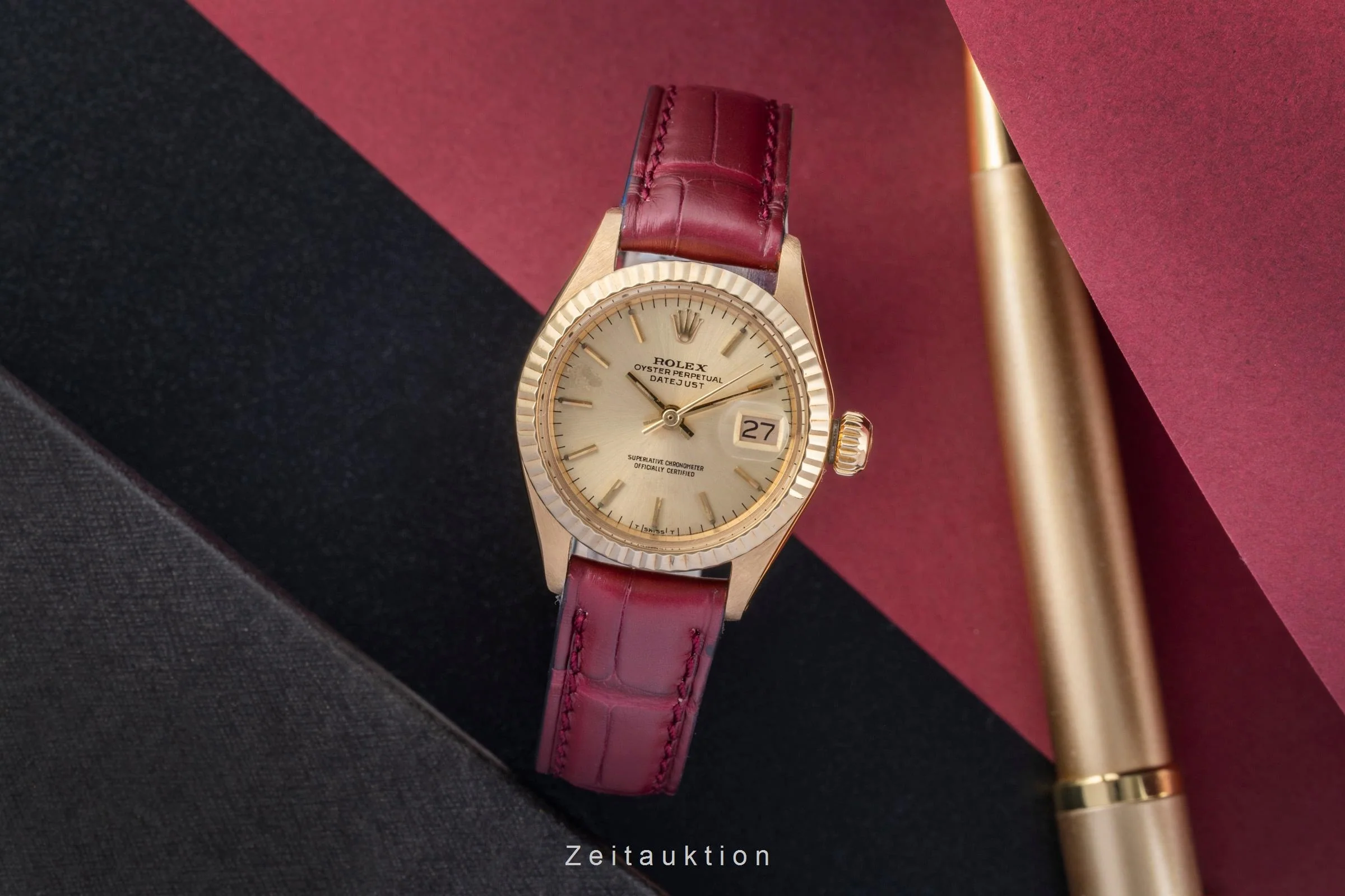 Rolex Datejust 18 ct gold automatic women's watch 6917 Vintage  [2506971] - Image 4