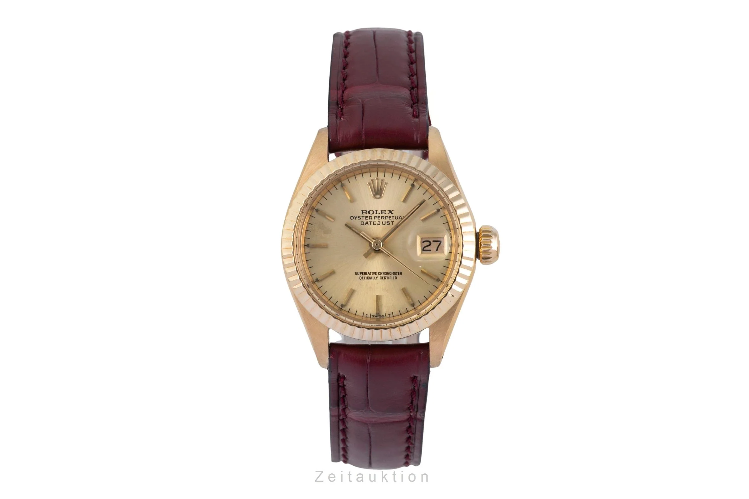 Rolex Datejust 18 ct gold automatic women's watch 6917 Vintage  [2506971] - Image 5