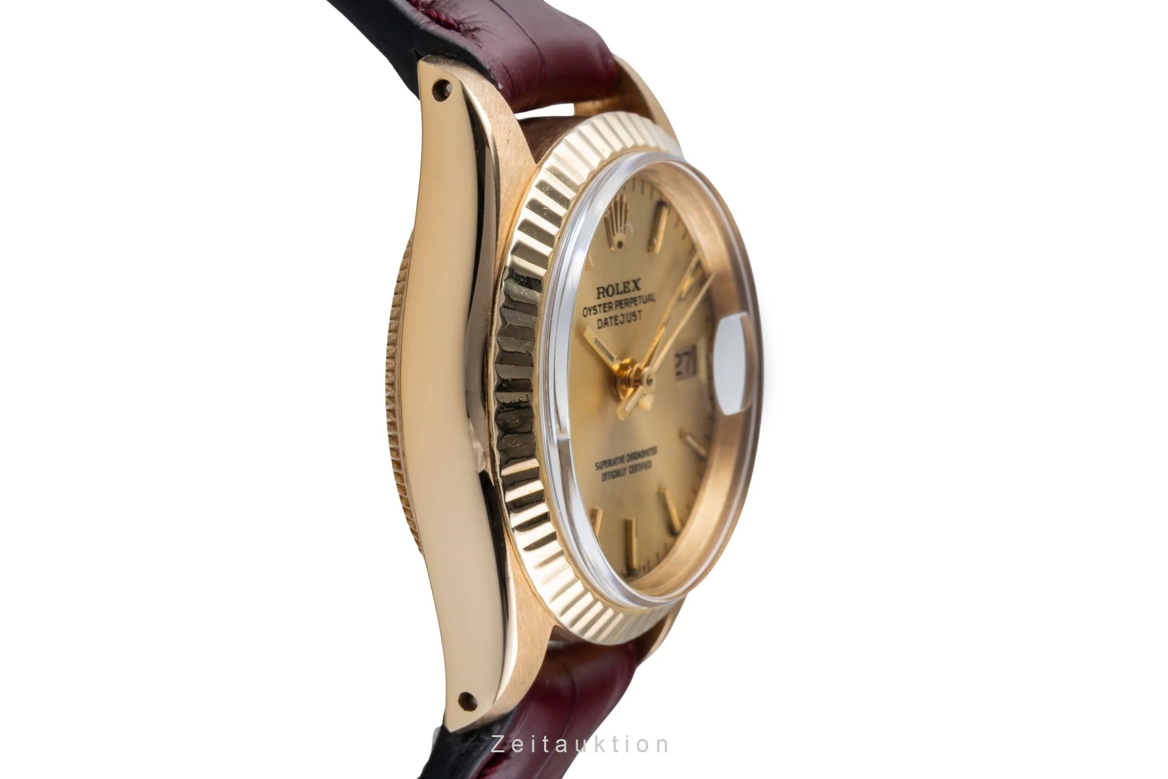 Rolex Datejust 18 ct gold automatic women's watch 6917 Vintage  [2506971] - Image 8