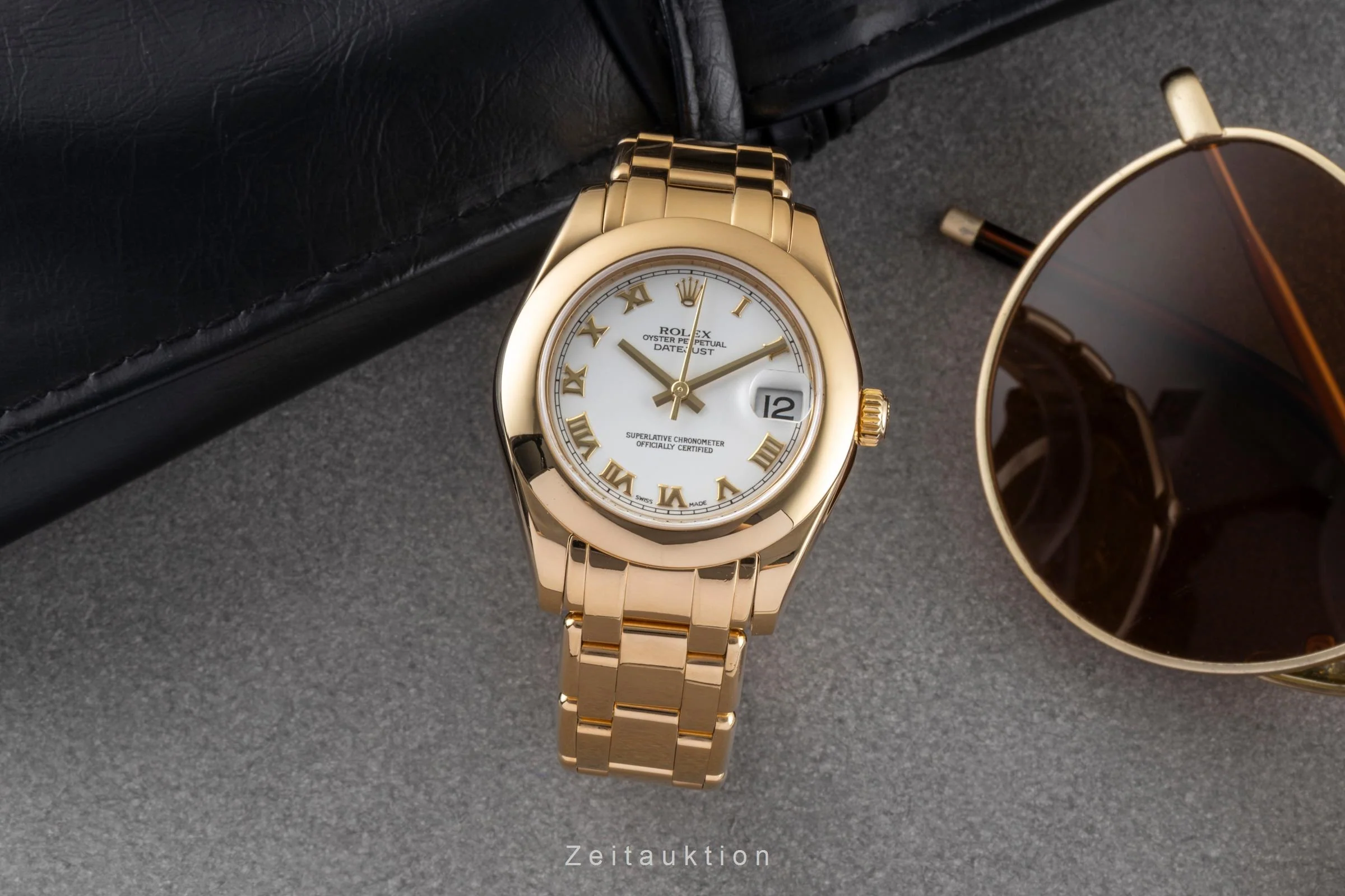 Rolex Datejust 18 ct gold automatic women's watch 81208  [2600923] - Image 4