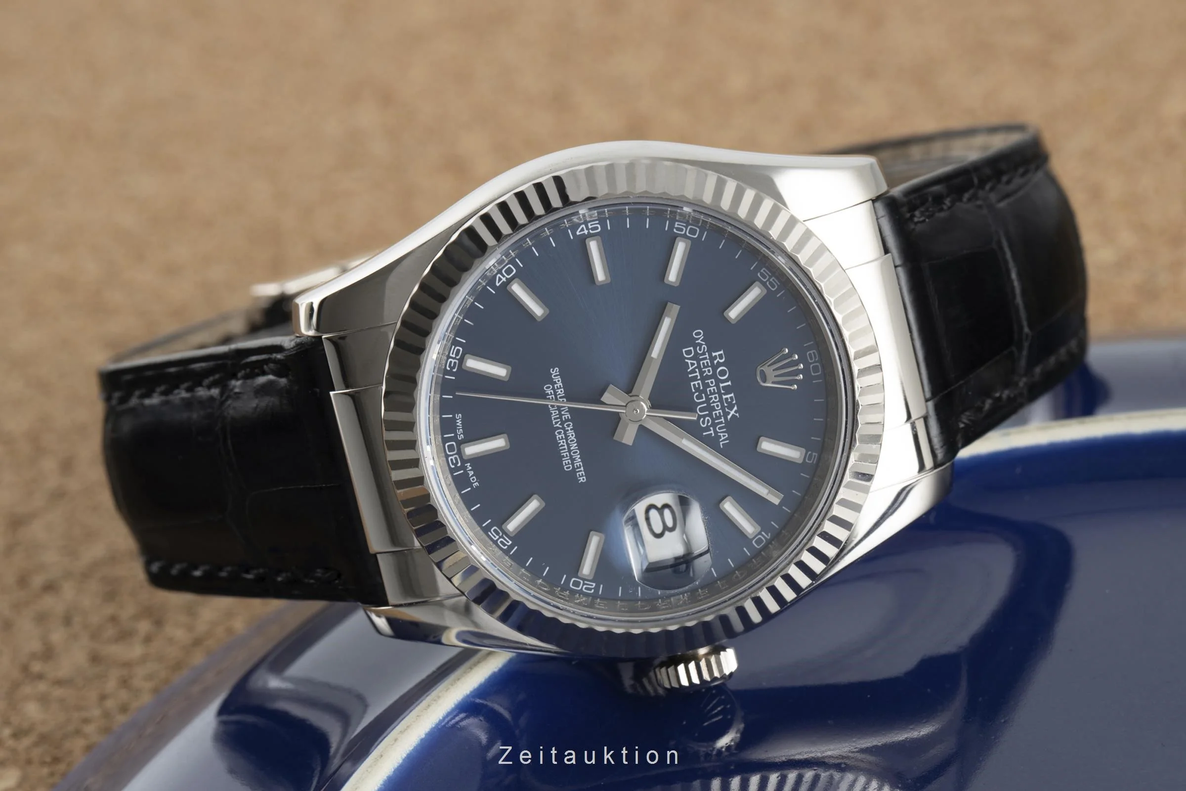 Rolex Datejust 18 ct white gold automatic men's watch 116139  [2109192] - Image 2