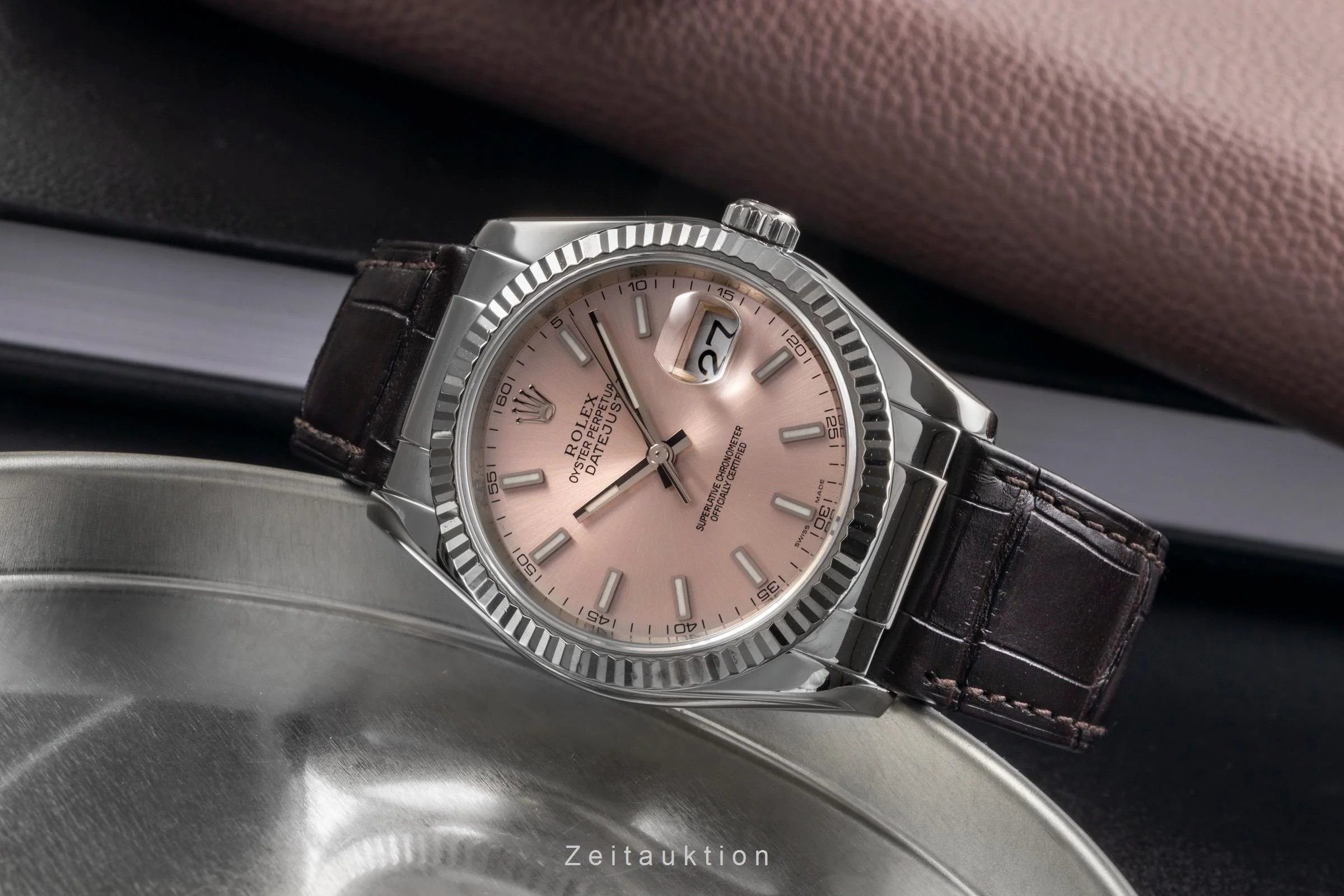 Rolex Datejust 18 ct white gold automatic men's watch 116139  [2503706] - Image 3