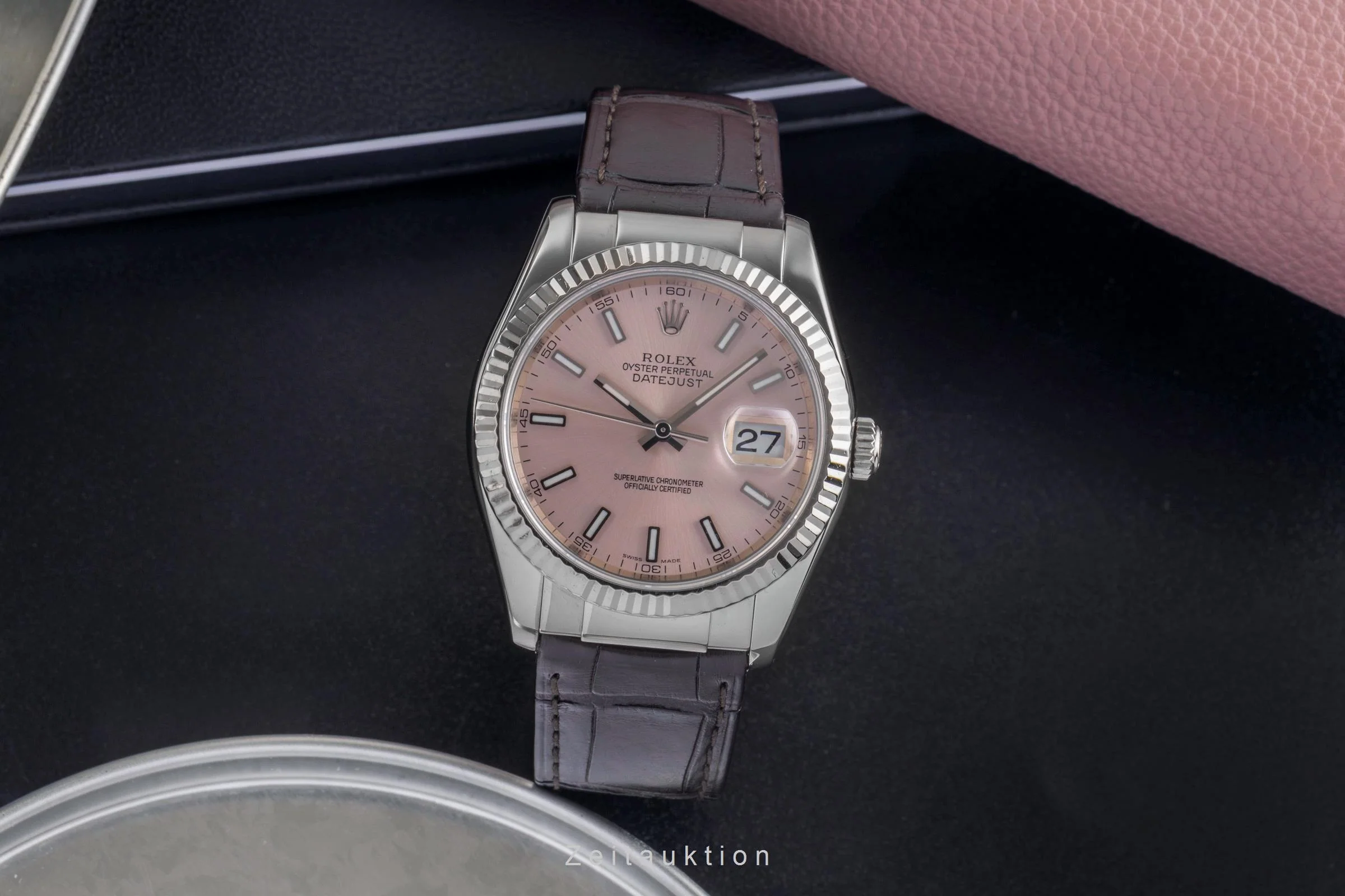Rolex Datejust 18 ct white gold automatic men's watch 116139  [2503706] - Image 4
