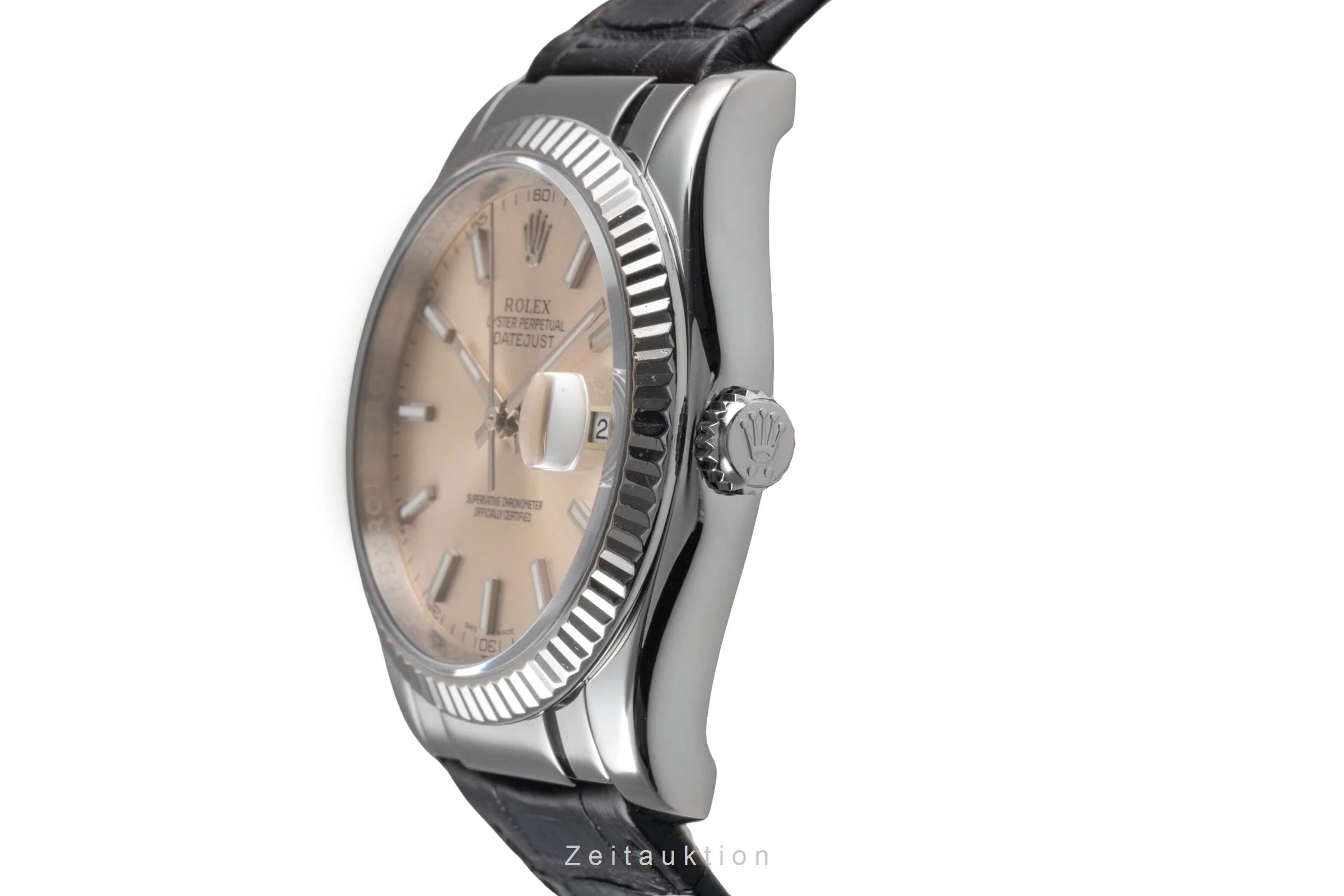 Rolex Datejust 18 ct white gold automatic men's watch 116139  [2503706] - Image 7