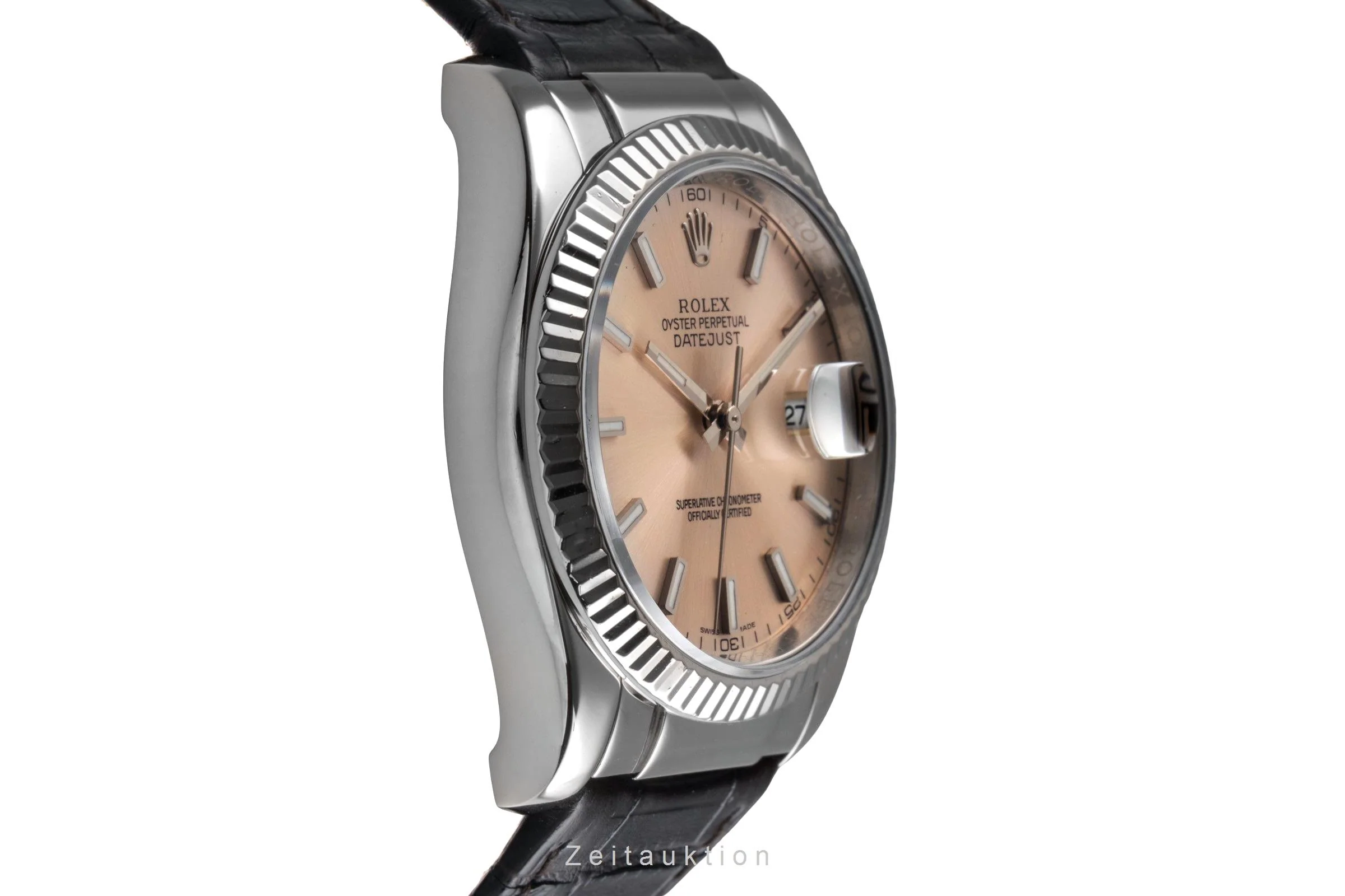 Rolex Datejust 18 ct white gold automatic men's watch 116139  [2503706] - Image 8