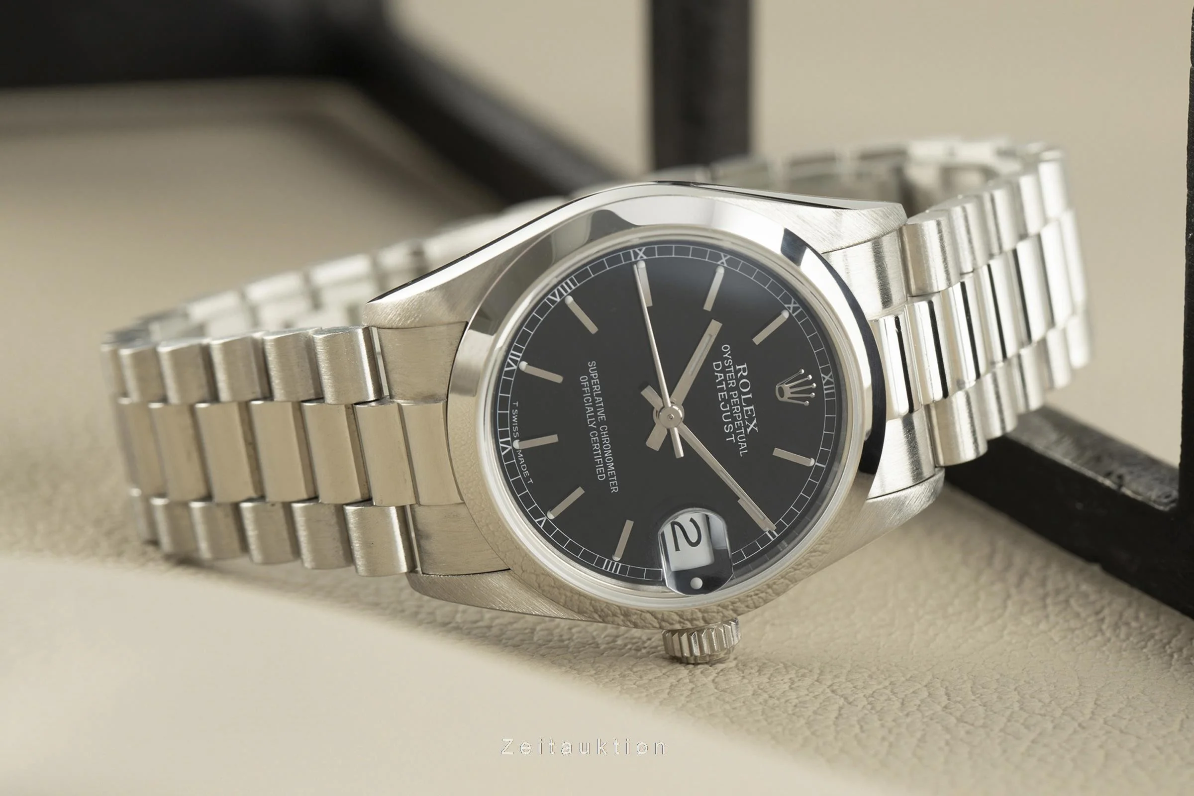Rolex Datejust platinium automatic women's watch 68246  [2107562] - Image 3