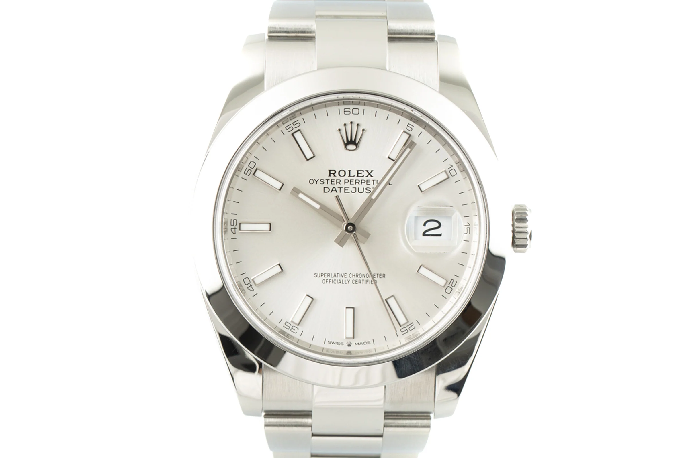 Rolex Datejust steel automatic men's watch 126300  [2202134] - Image 4