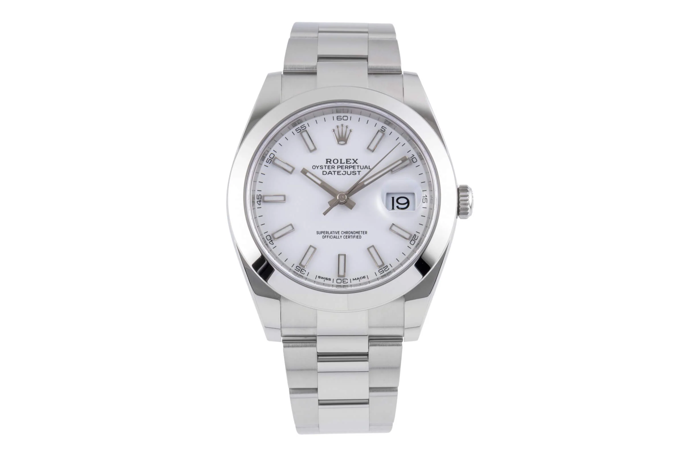 Rolex Datejust steel automatic men's watch 126300  [2500295] - Image 5