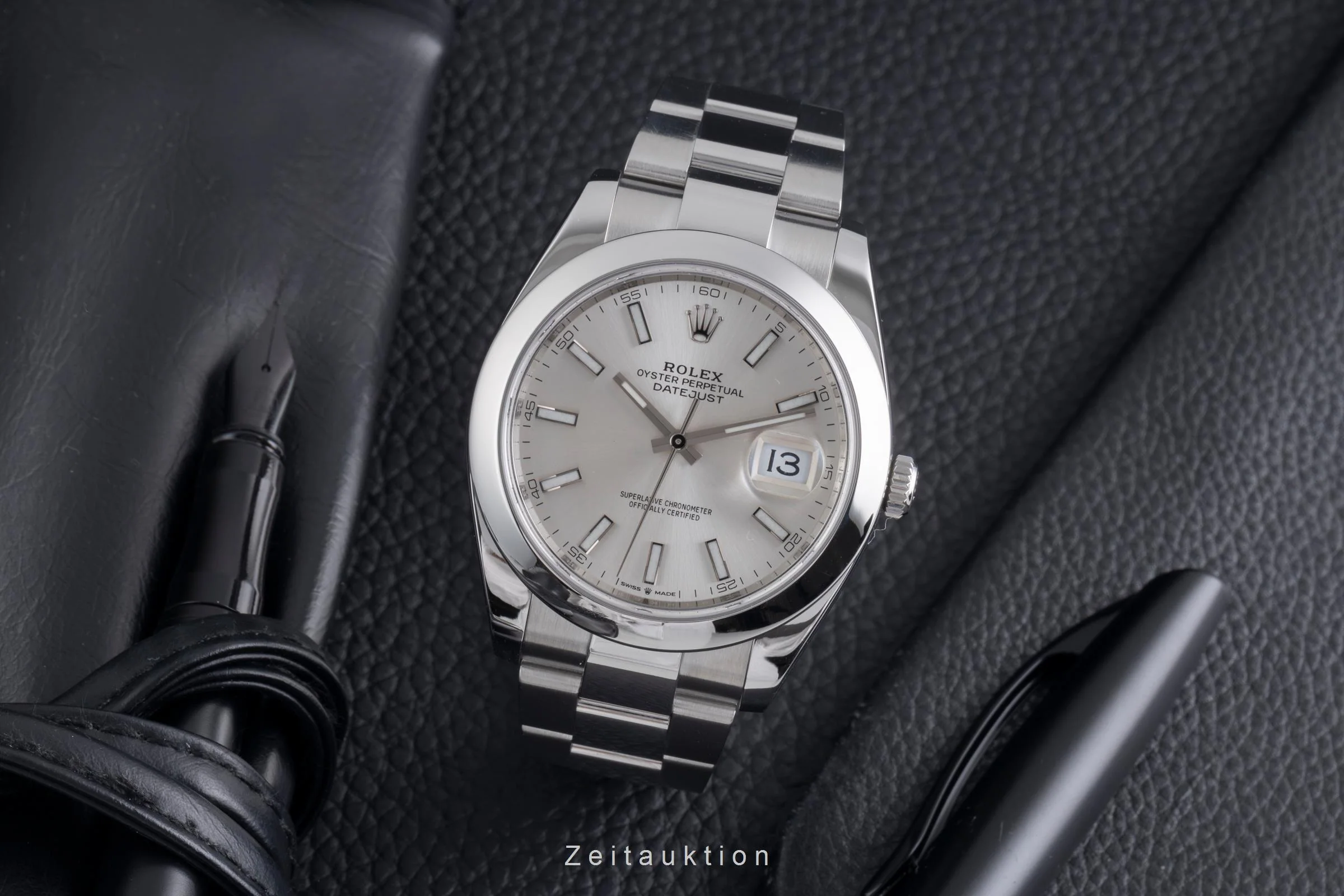 Rolex Datejust steel automatic men's watch 126300  [2600393] - Image 4
