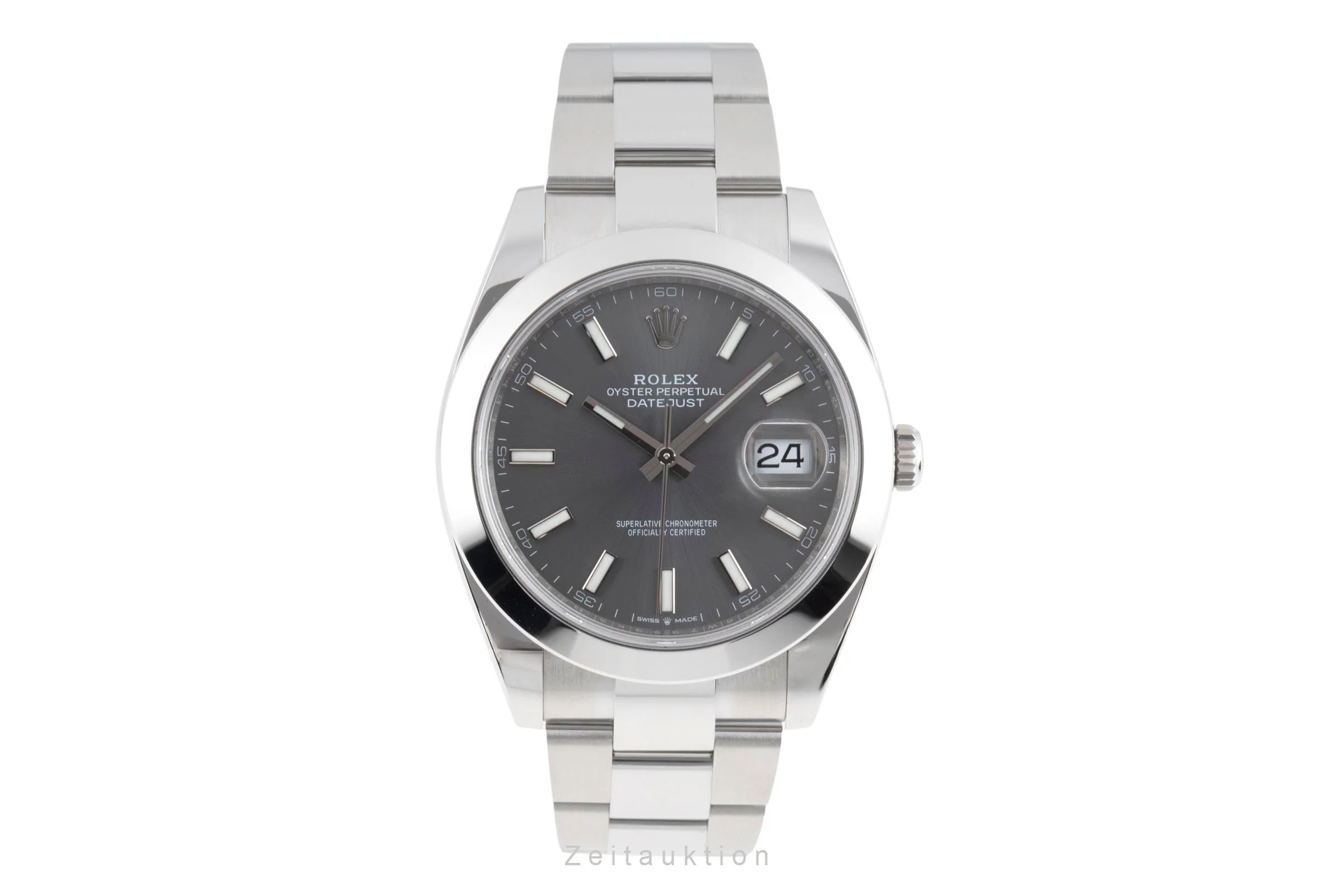 Rolex Datejust steel automatic men's watch 126300  [2600594] - Image 5