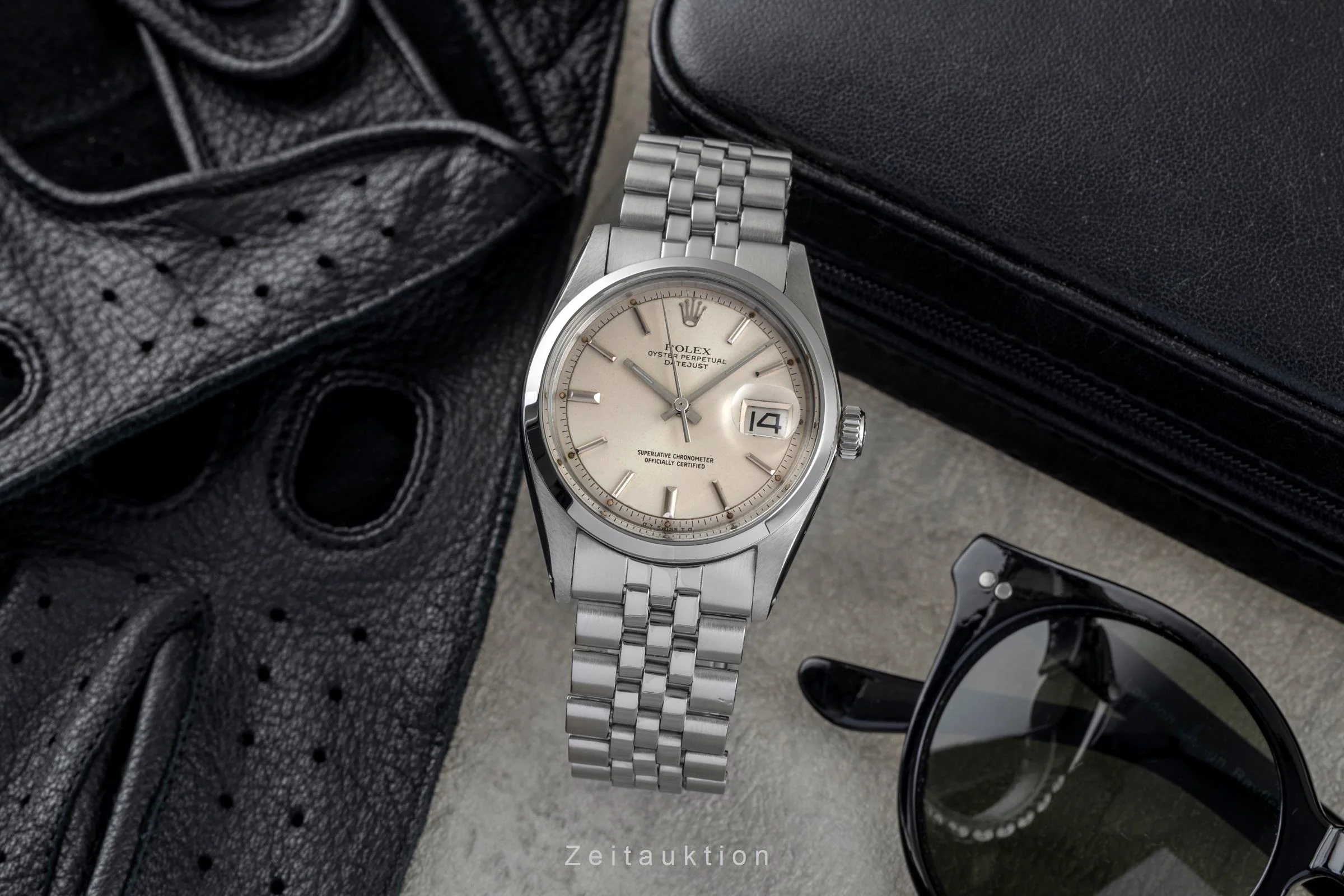 Rolex Datejust steel automatic men's watch 1600  [2502387] - Image 4