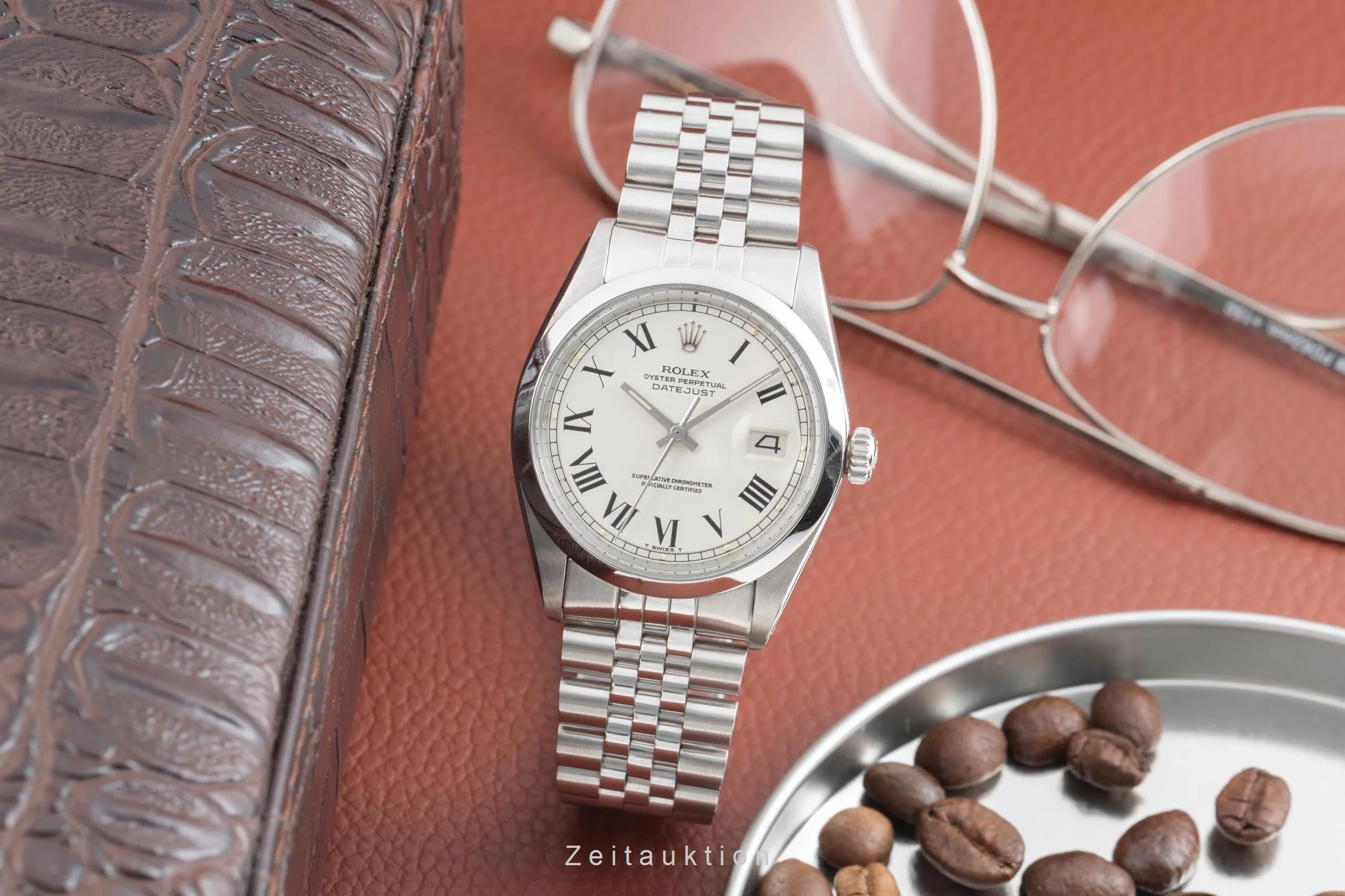 Rolex Datejust steel automatic men's watch 1600 Vintage  [2505041] - Image 4