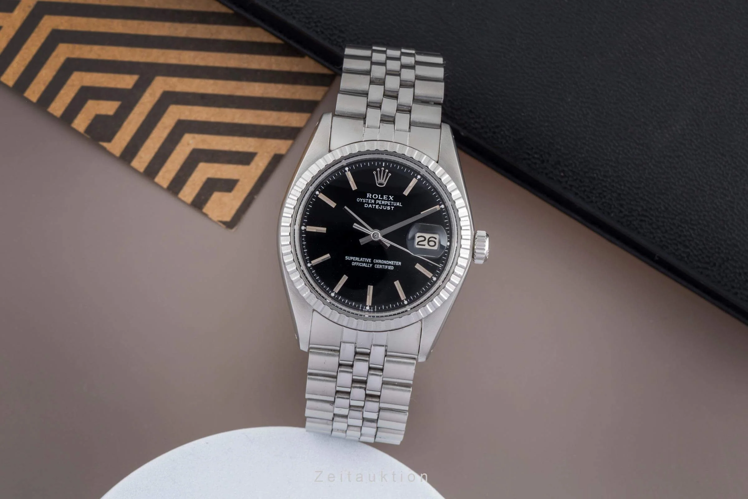 Rolex Datejust steel automatic men's watch 1603  [2502311] - Image 4