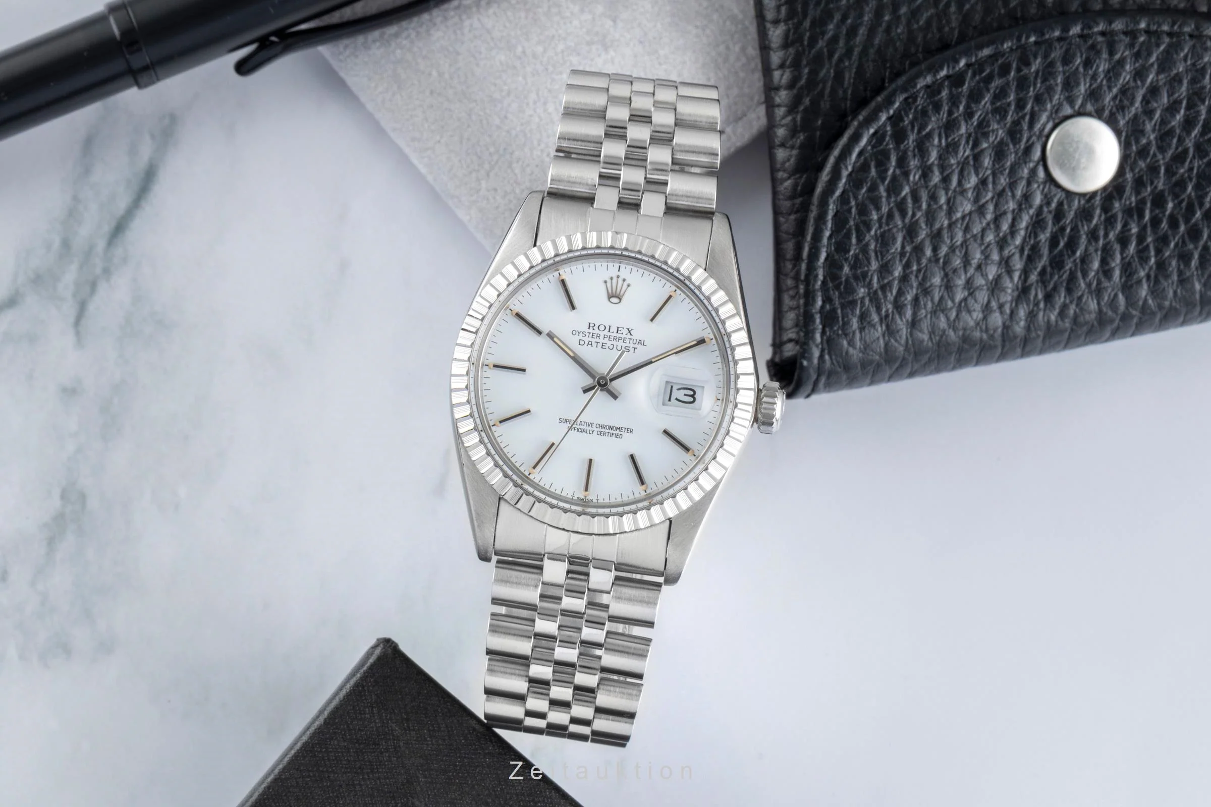 Rolex Datejust steel automatic men's watch 16030  [2504790] - Image 4