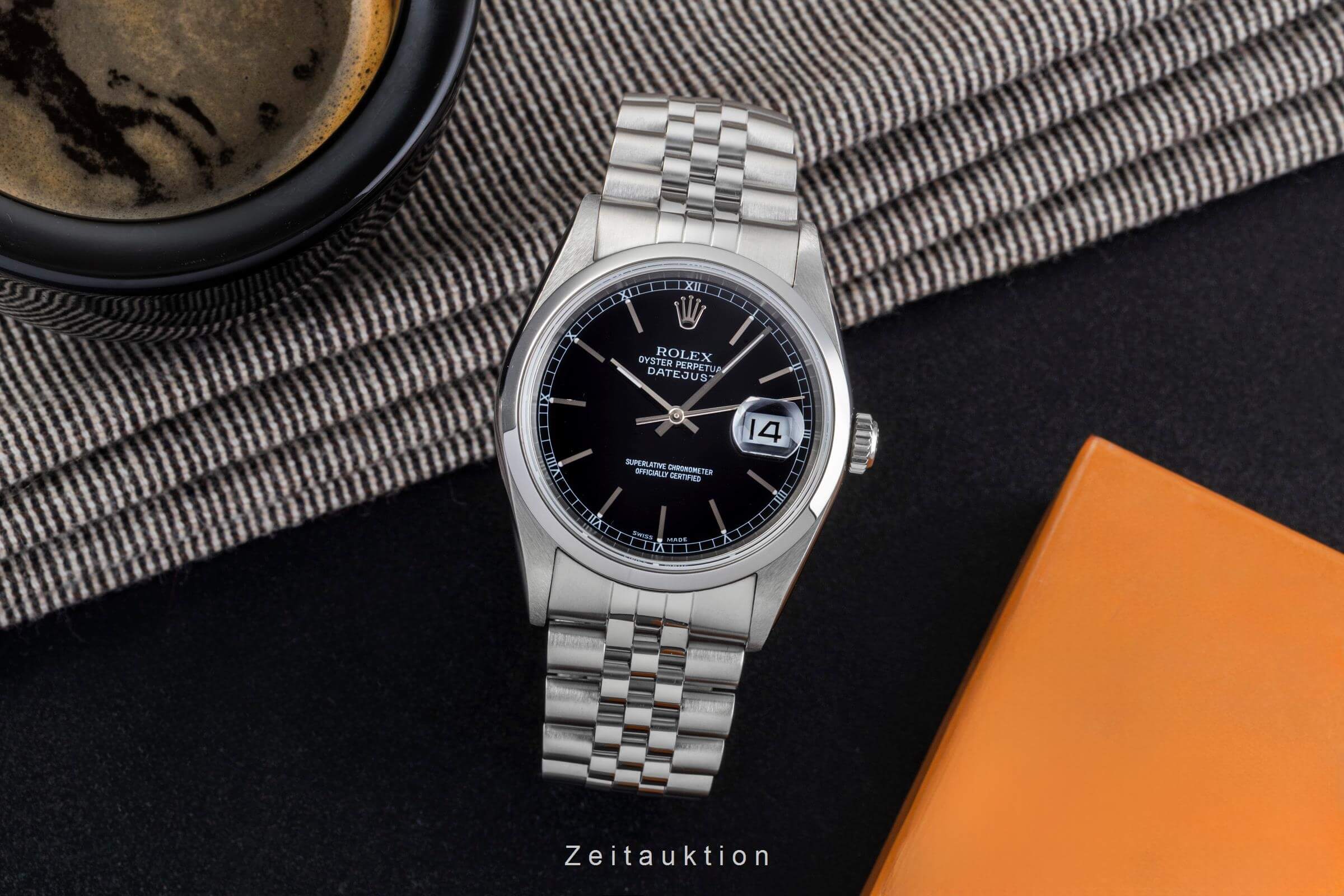 Rolex Datejust steel automatic men's watch 16200  [2501510] - Image 4