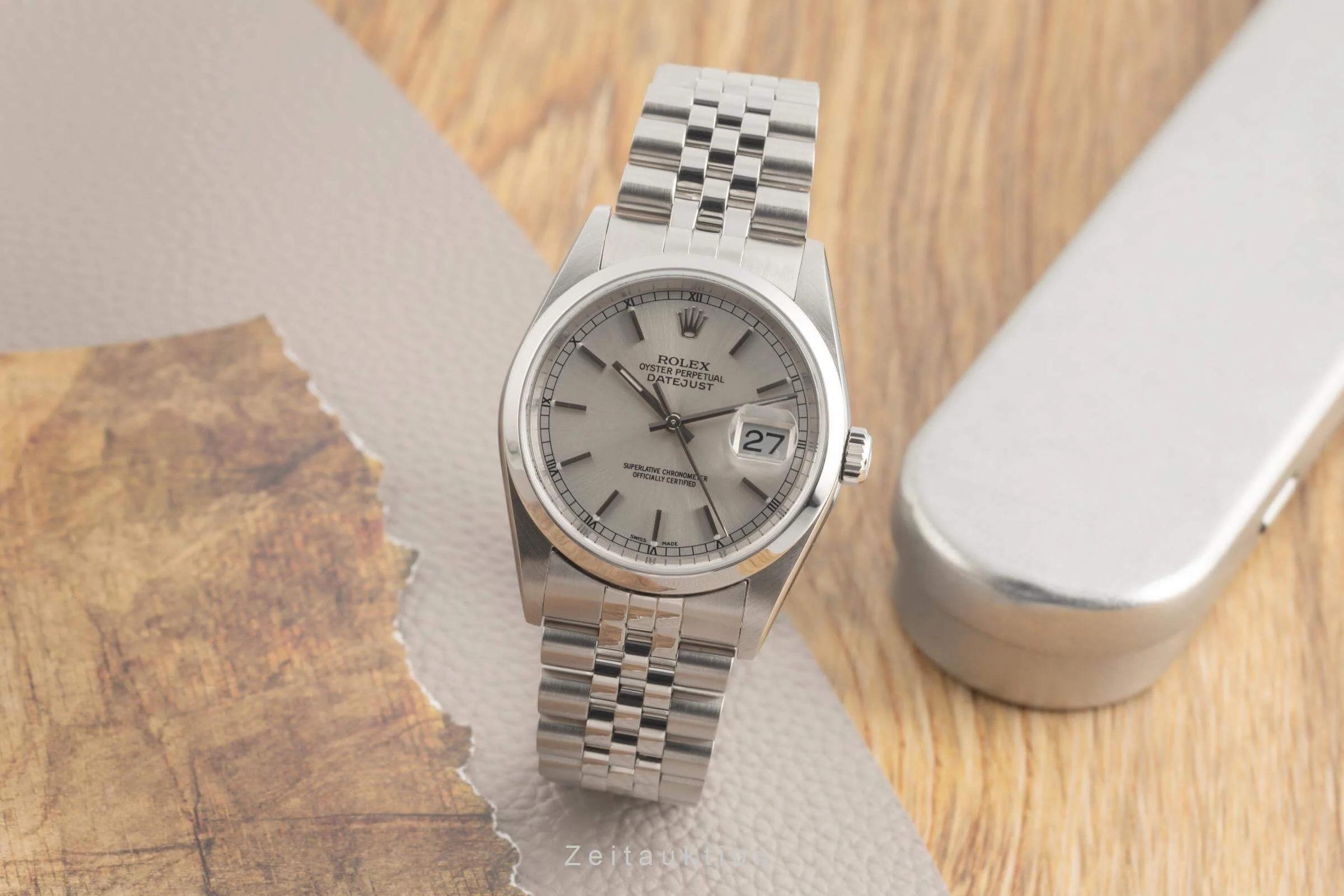 Rolex Datejust steel automatic men's watch 16200  [2501624] - Image 4