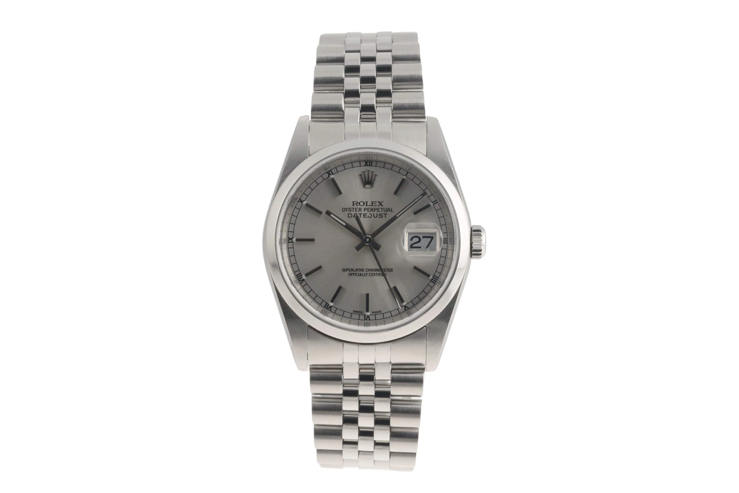 Rolex Datejust steel automatic men's watch 16200  [2501624] - Image 5