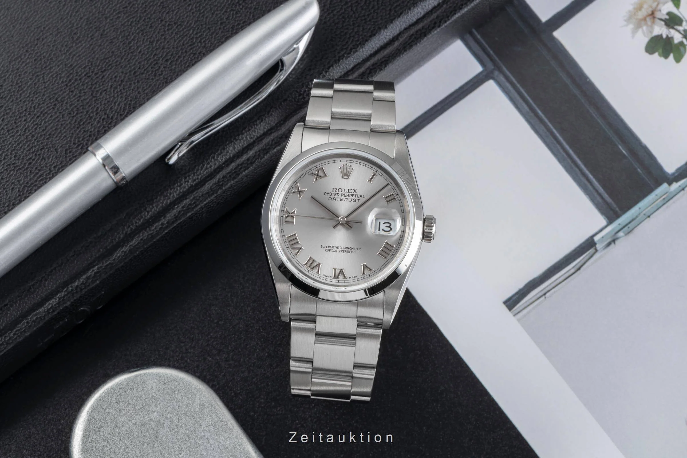 Rolex Datejust steel automatic men's watch 16200  [2501872] - Image 4