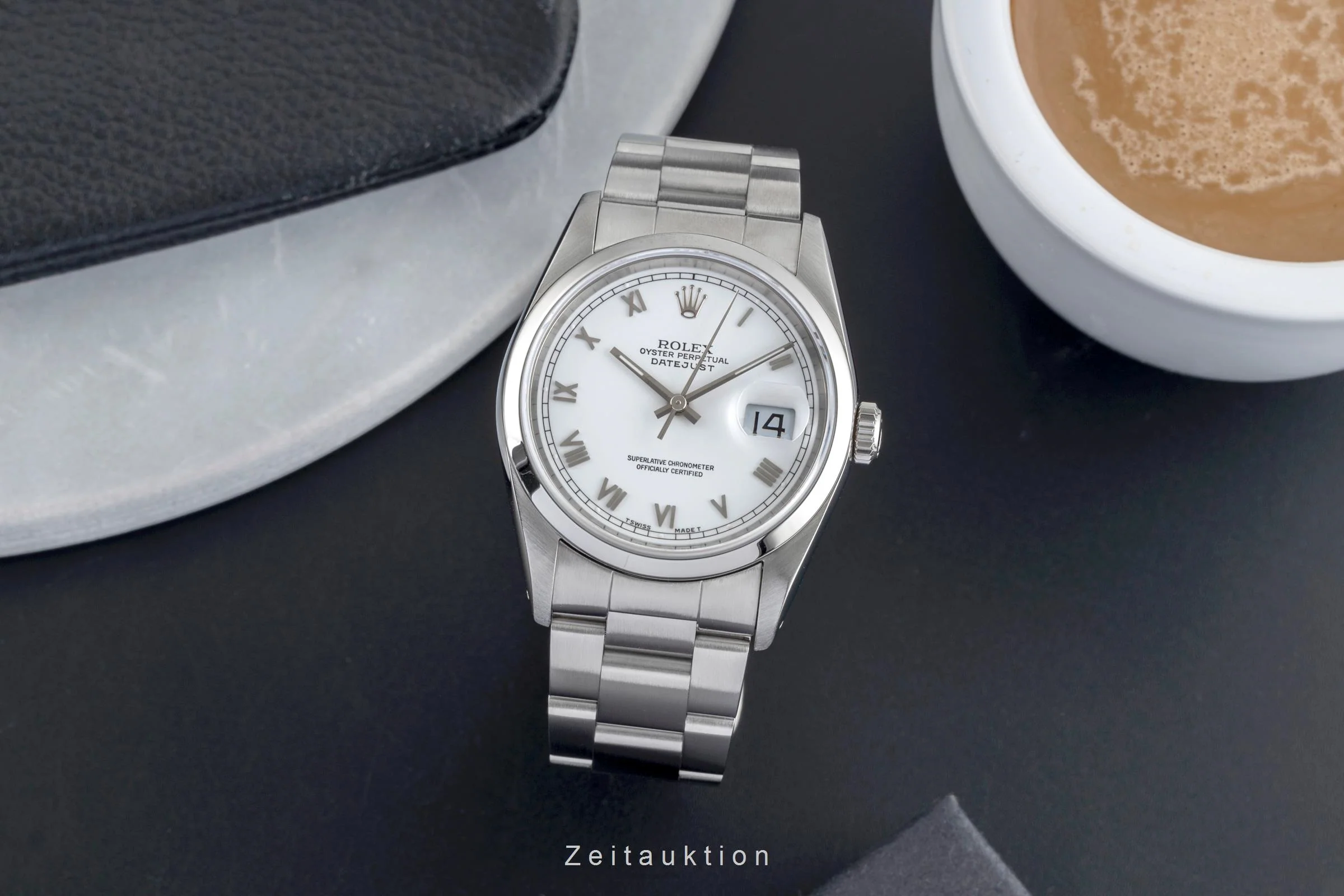 Rolex Datejust steel automatic men's watch 16200  [2504453] - Image 4