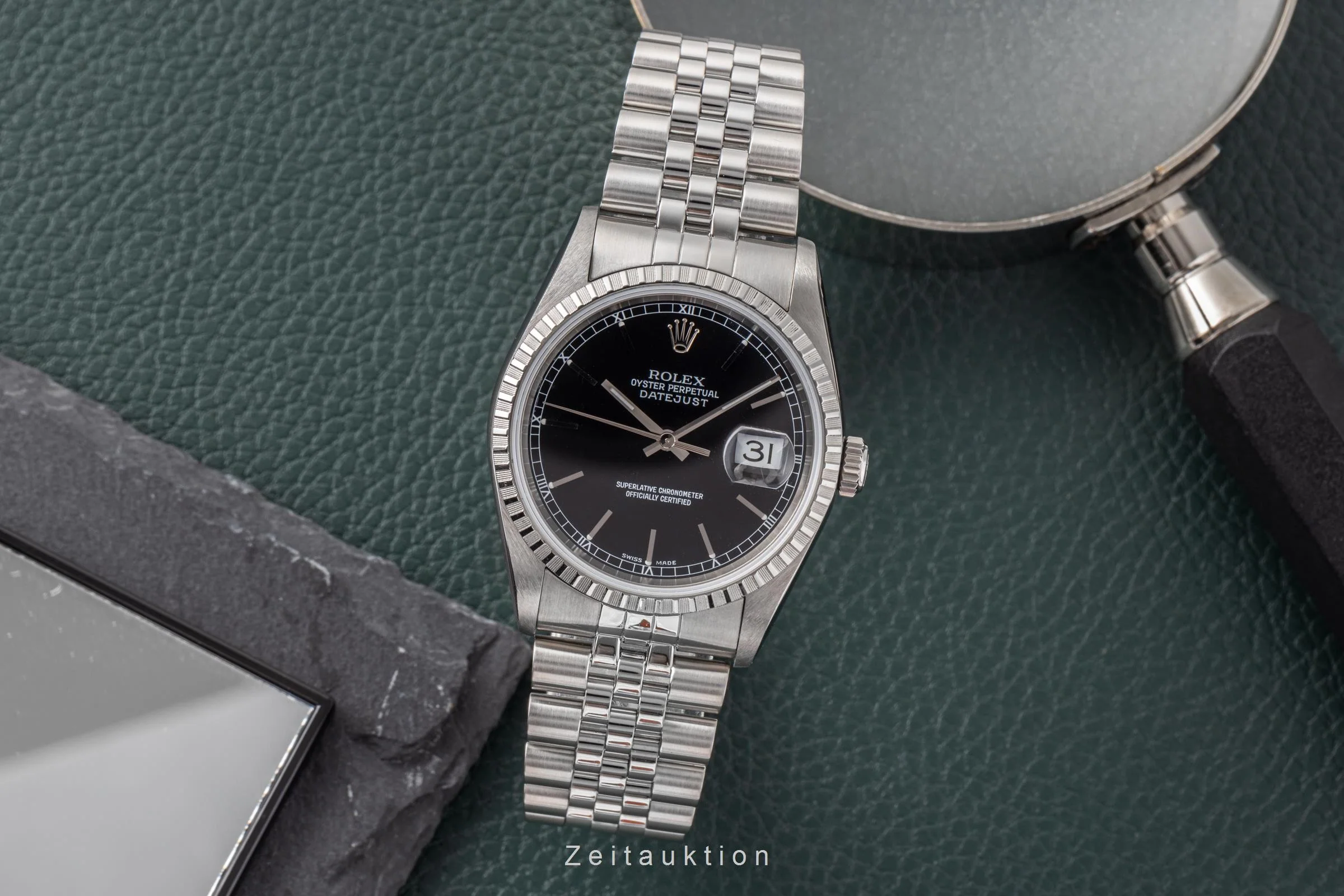 Rolex Datejust steel automatic men's watch 16220  [2204446] - Image 3