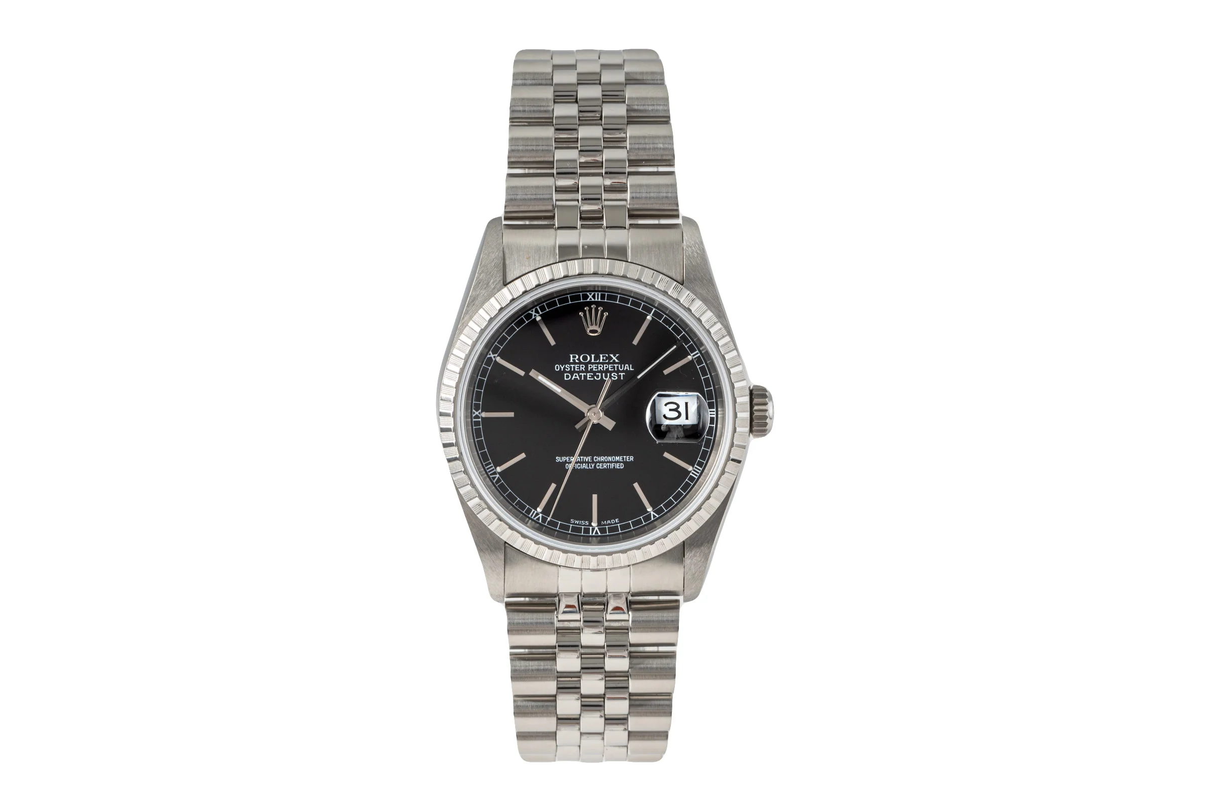 Rolex Datejust steel automatic men's watch 16220  [2204446] - Image 4