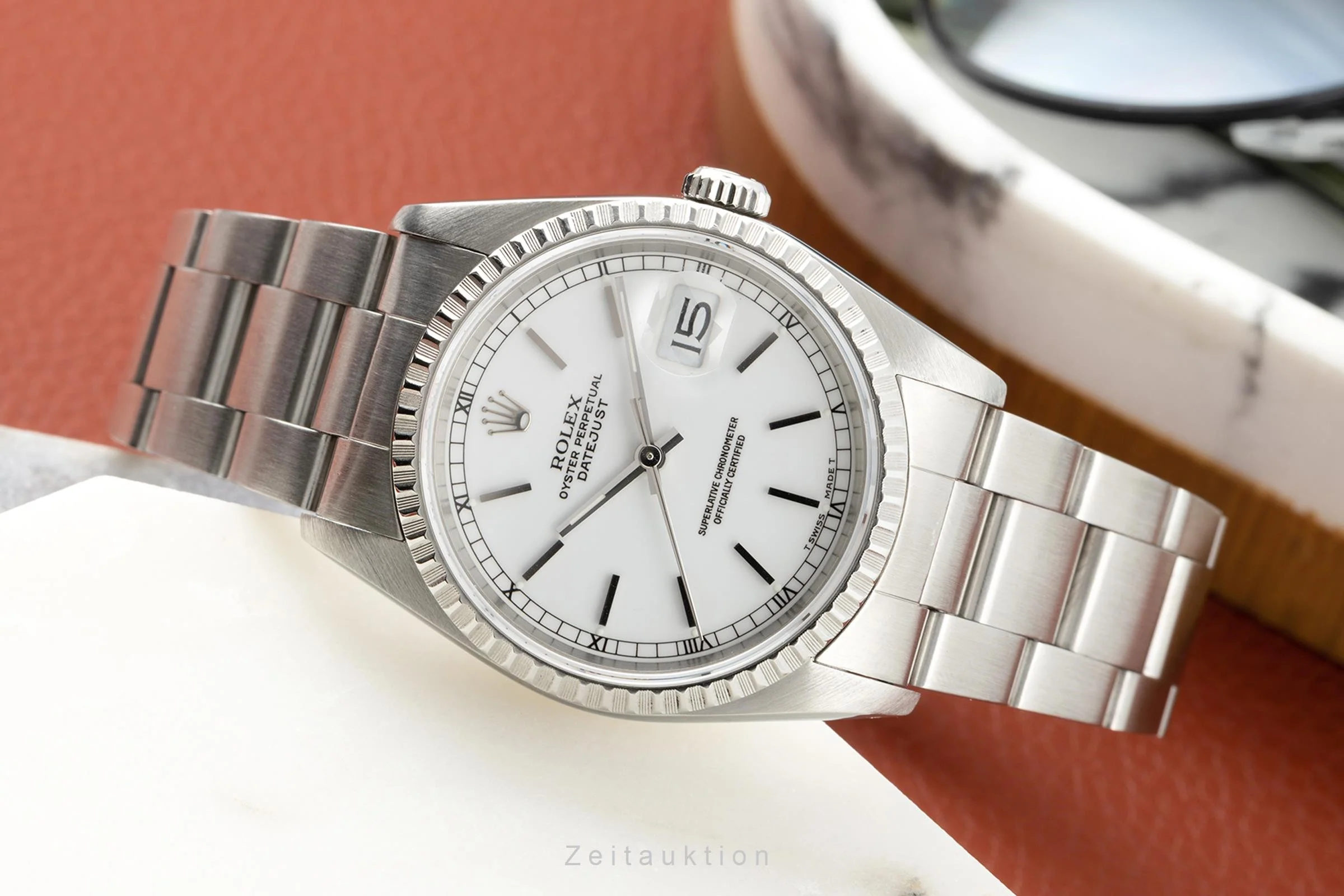 Rolex Datejust steel automatic men's watch 16220  [2204589] - Image 2