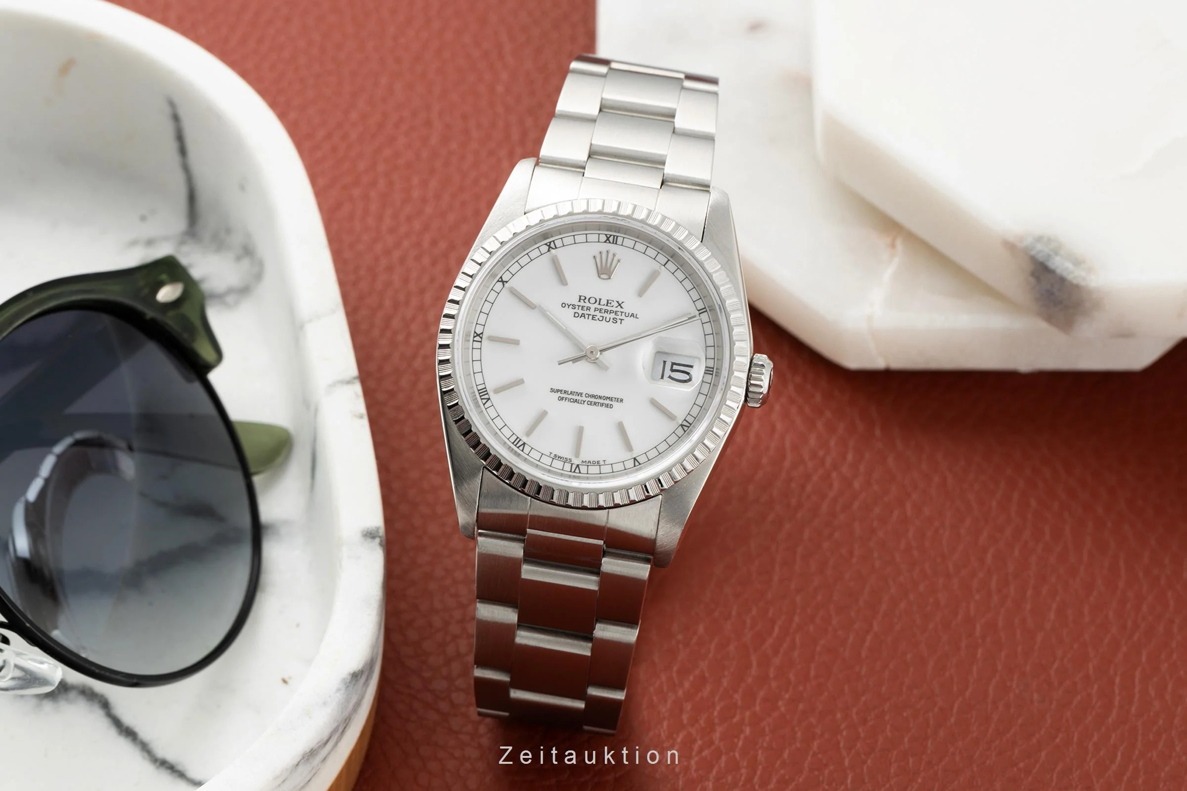 Rolex Datejust steel automatic men's watch 16220  [2204589] - Image 3