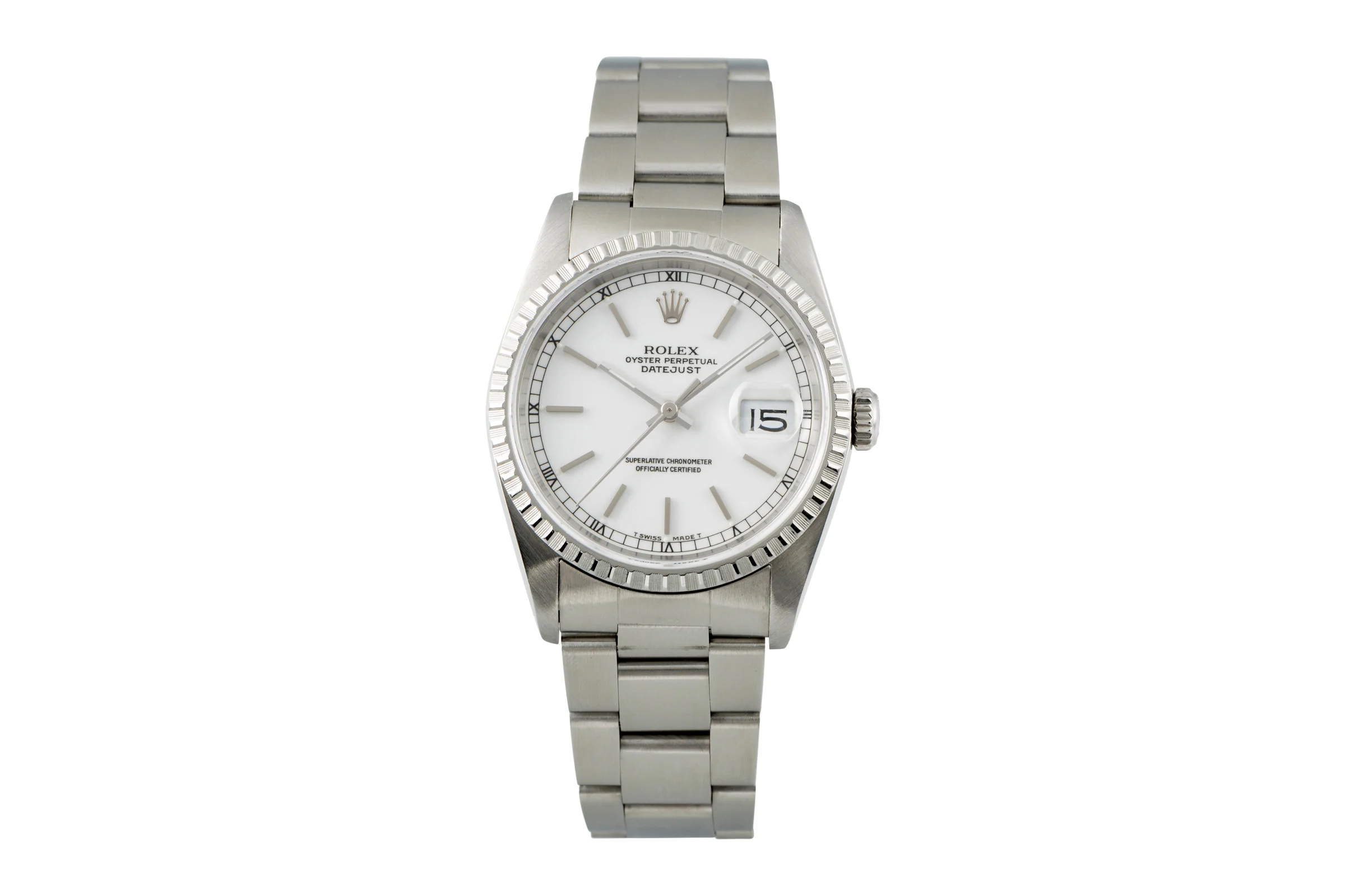 Rolex Datejust steel automatic men's watch 16220  [2204589] - Image 4